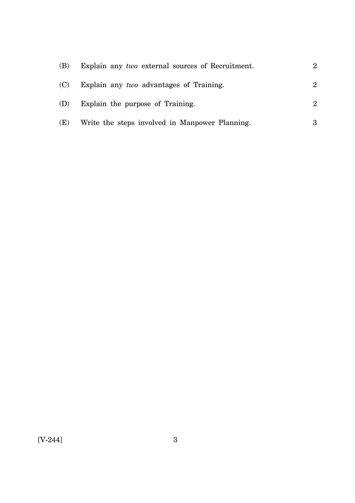 Goa Board Class 12 Functional Management   (March 2019) Question Paper - Page 3