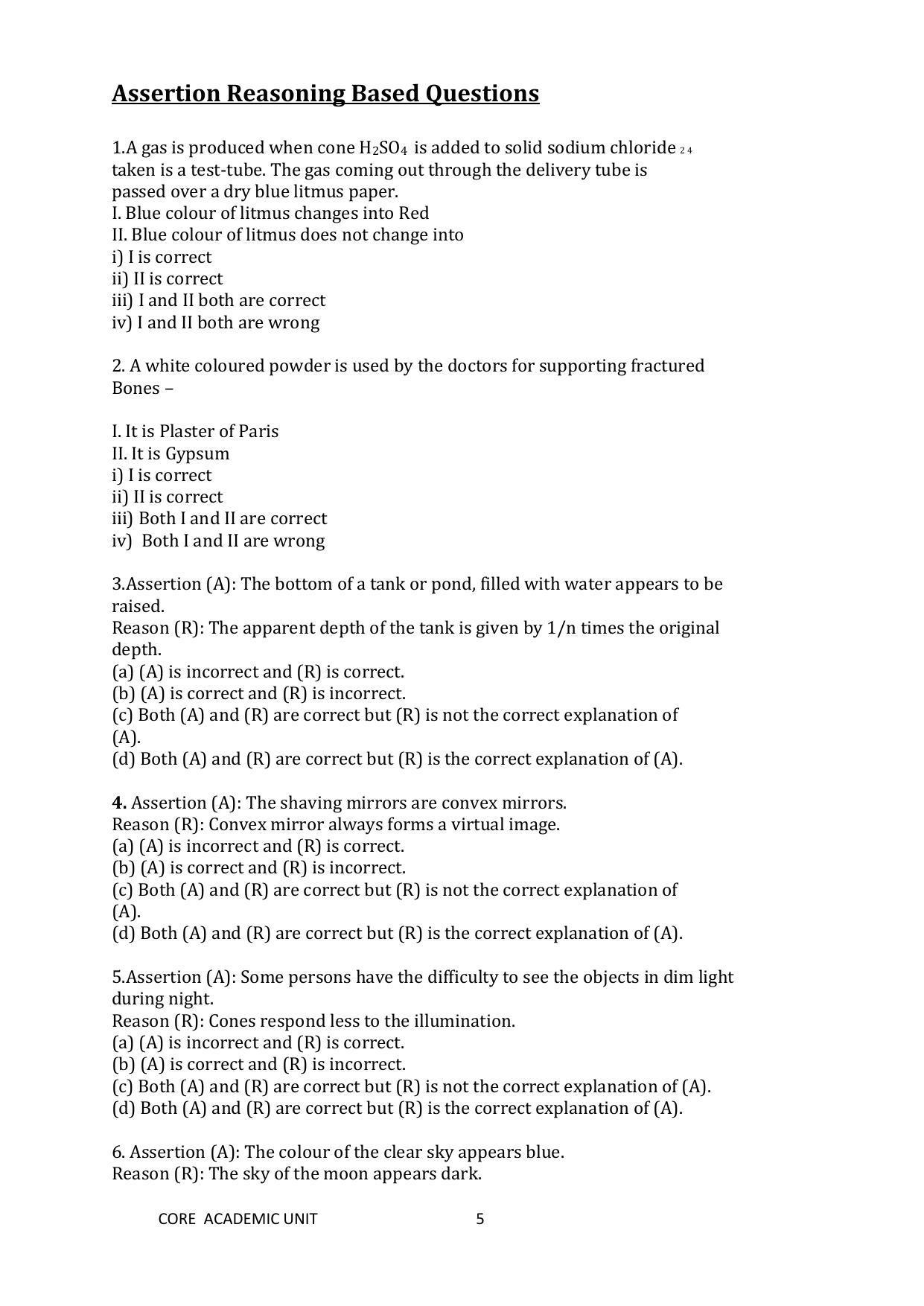 Edudel Class 10 Science Question Bank - Page 5