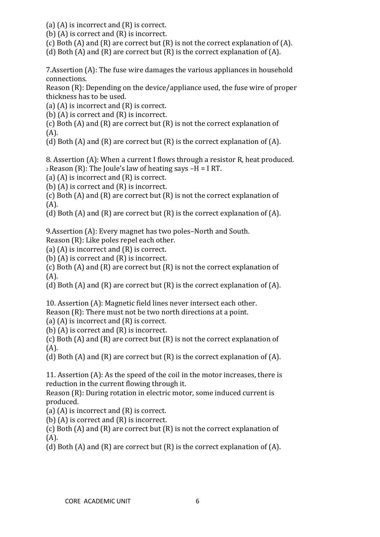 Edudel Class 10 Science Question Bank - Page 6