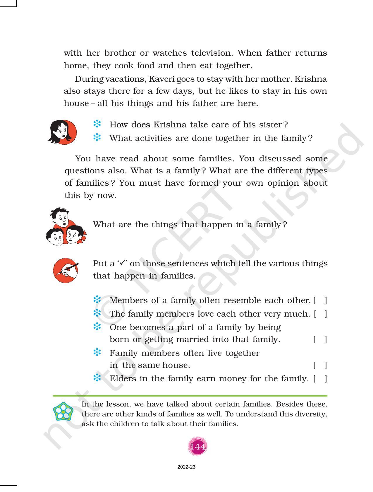 NCERT Book for Class 3 EVS Chapter 21-Families can be Different - Page 6