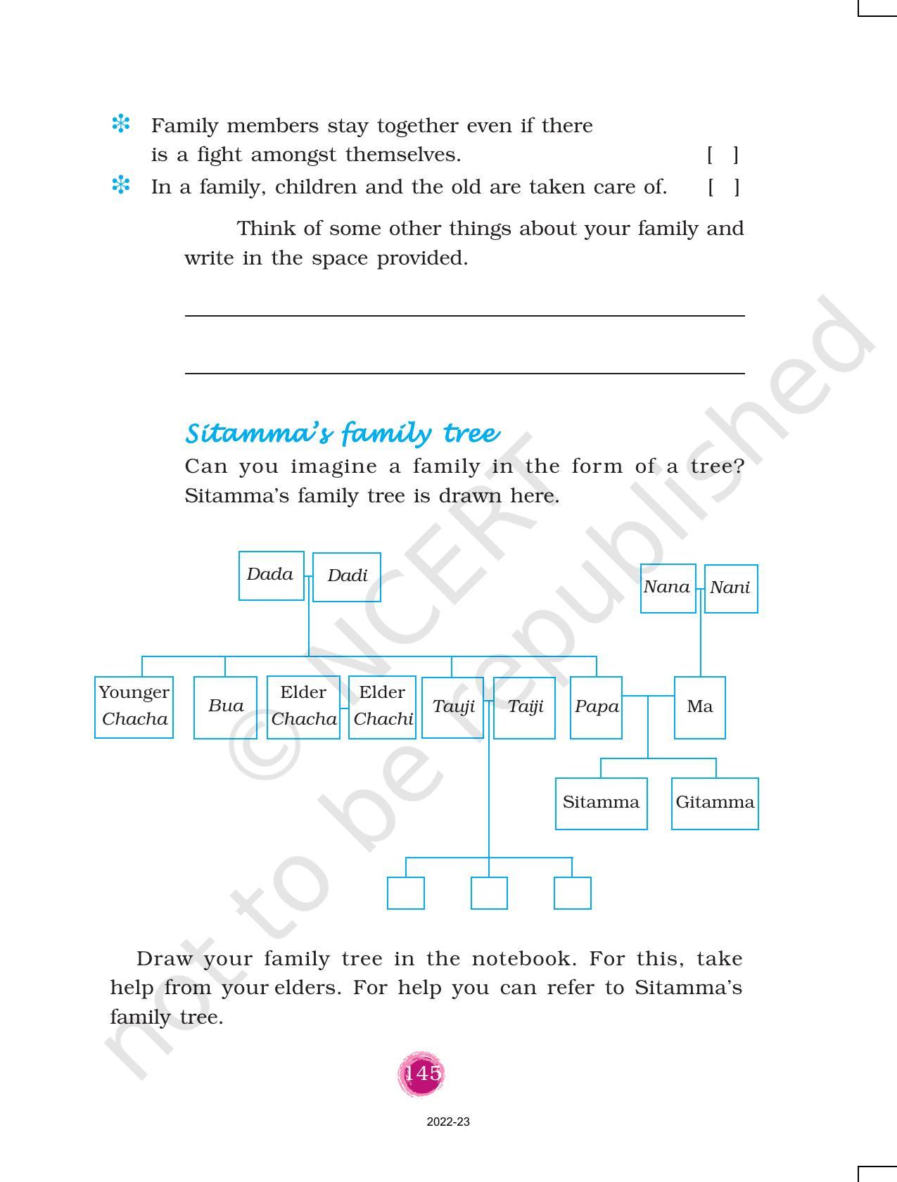 NCERT Book for Class 3 EVS Chapter 21-Families can be Different - Page 7