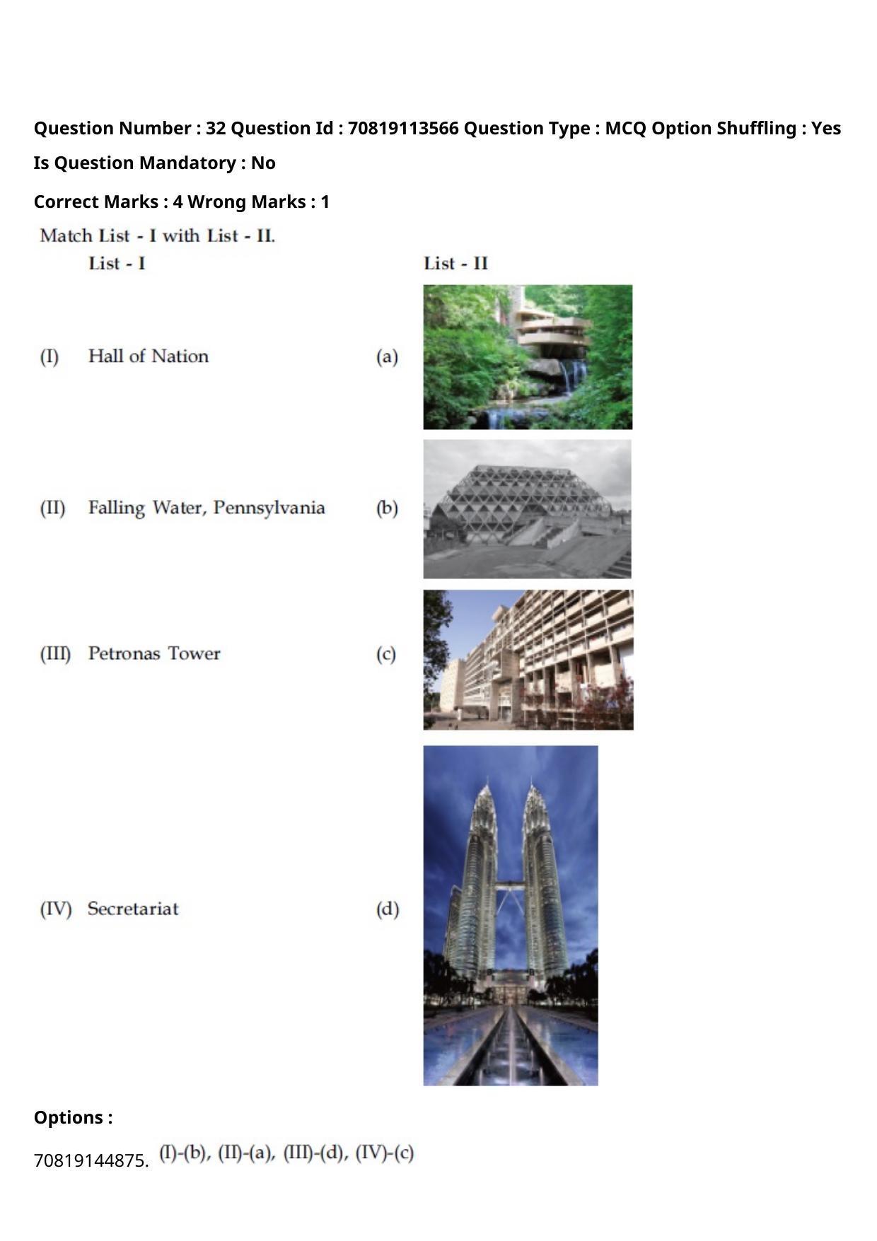 JEE Mains 2021: B Arch & B Planning Urdu (Shift 2) 23-02-2021 Question Paper - Page 34