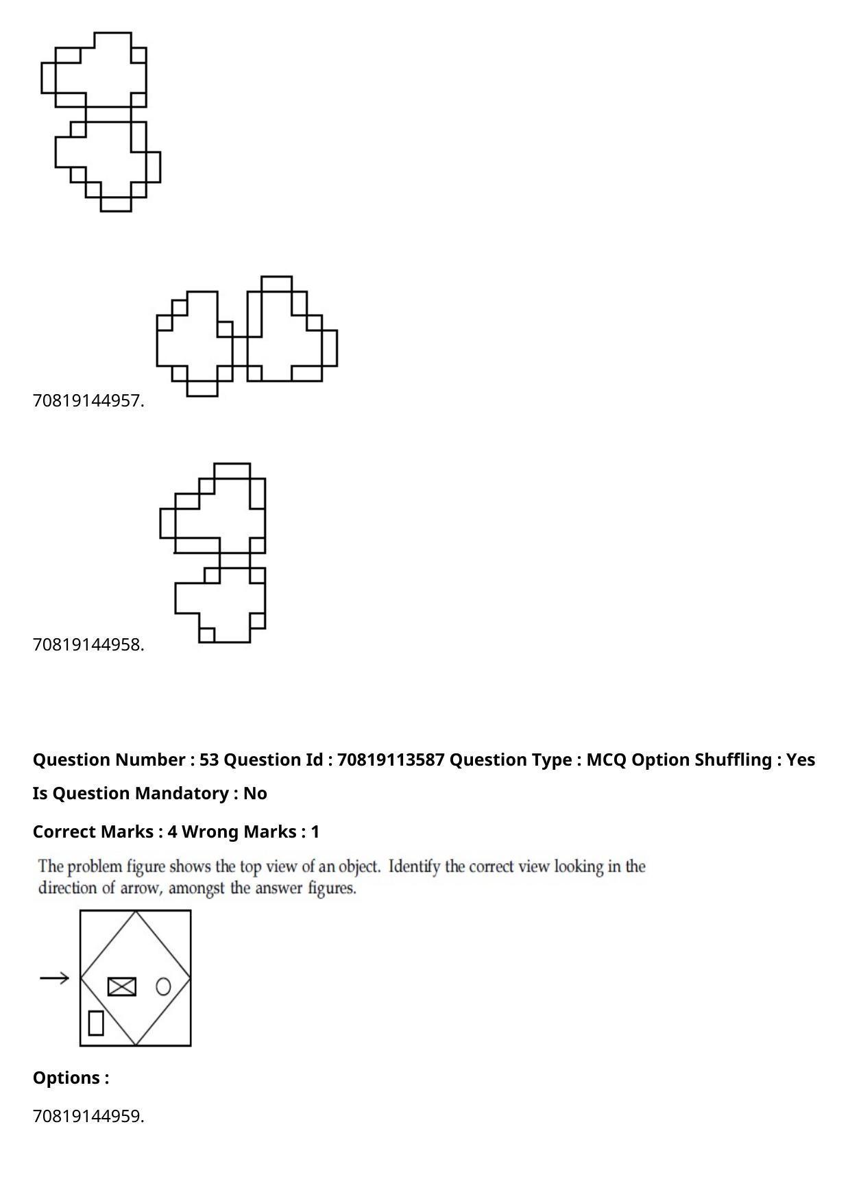 JEE Mains 2021: B Arch & B Planning Urdu (Shift 2) 23-02-2021 Question Paper - Page 60