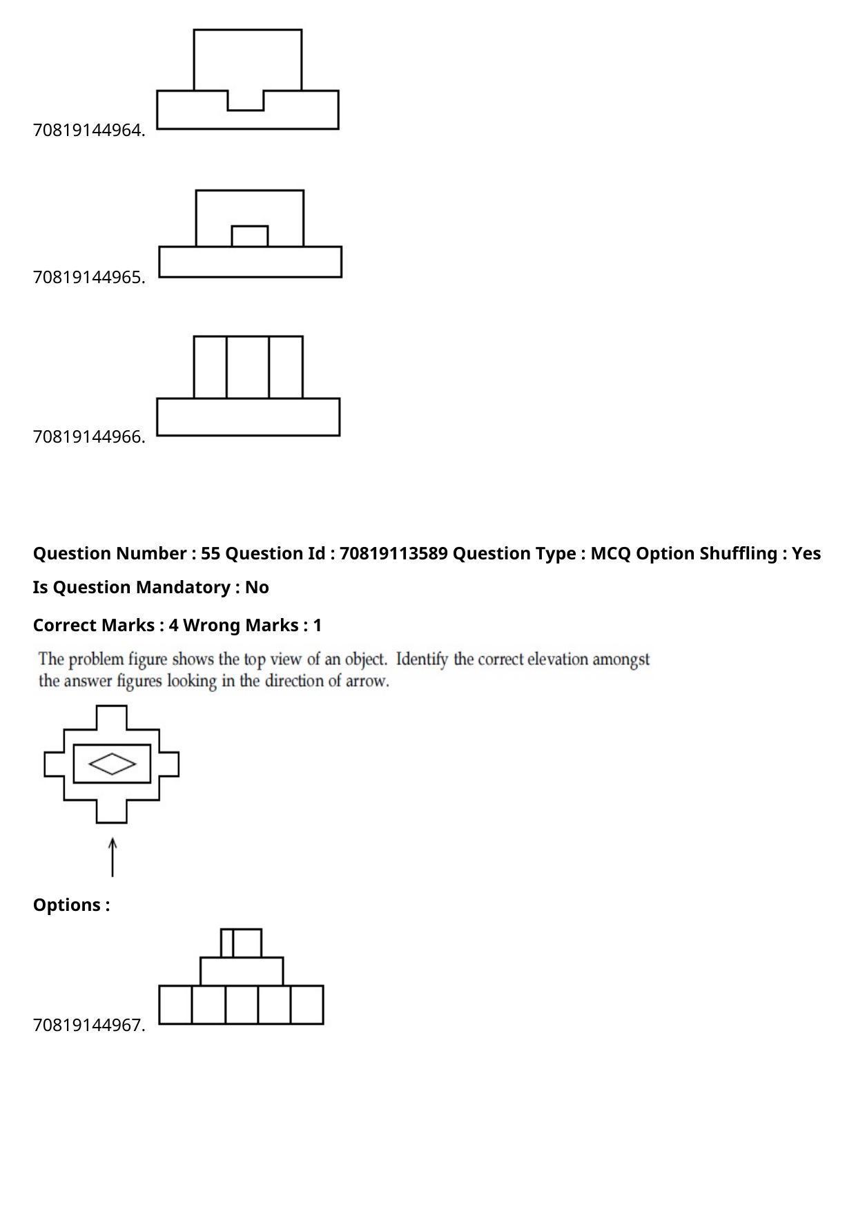 JEE Mains 2021: B Arch & B Planning Urdu (Shift 2) 23-02-2021 Question Paper - Page 64