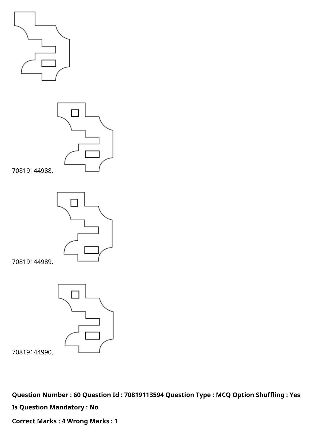 JEE Mains 2021: B Arch & B Planning Urdu (Shift 2) 23-02-2021 Question Paper - Page 72