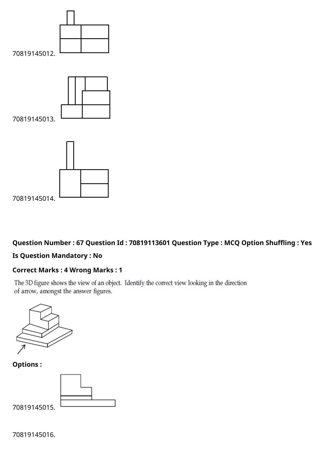 JEE Mains 2021: B Arch & B Planning Urdu (Shift 2) 23-02-2021 Question Paper - Page 87