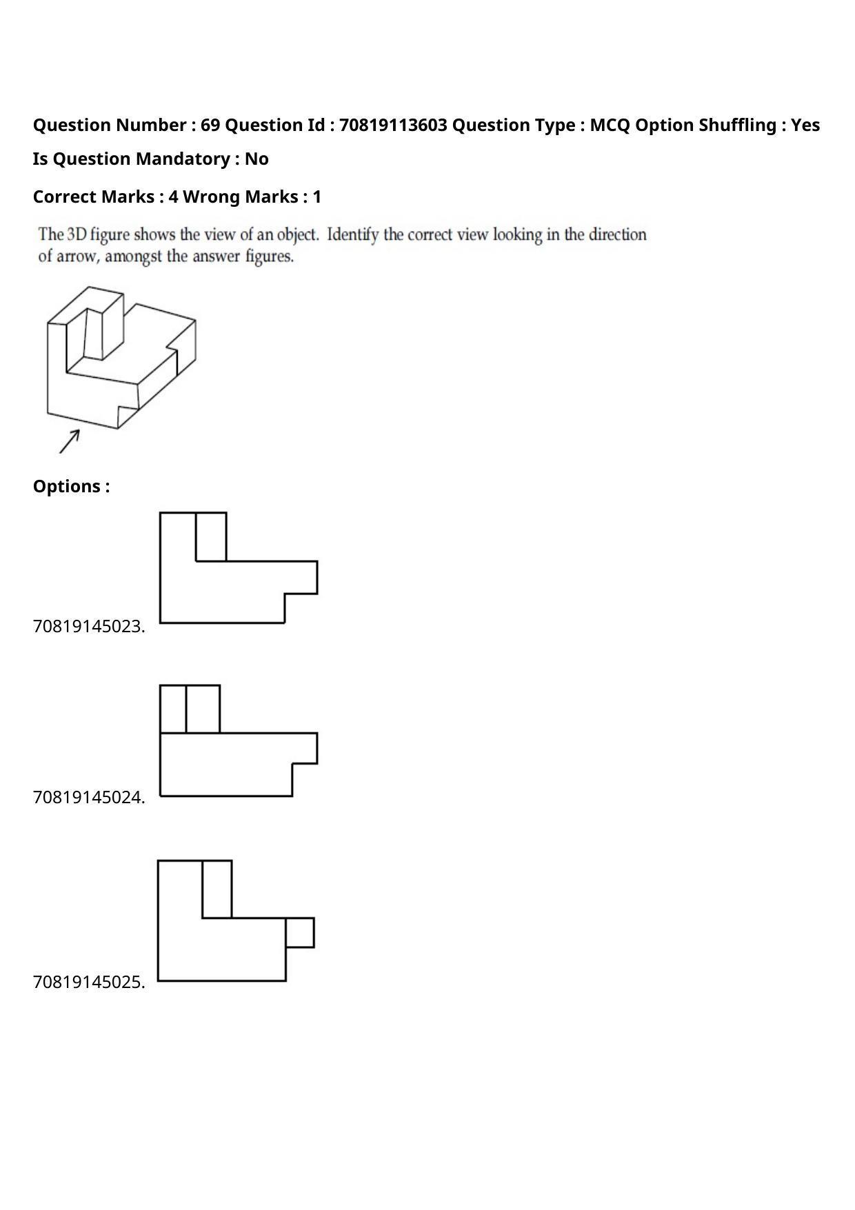 JEE Mains 2021: B Arch & B Planning Urdu (Shift 2) 23-02-2021 Question Paper - Page 91
