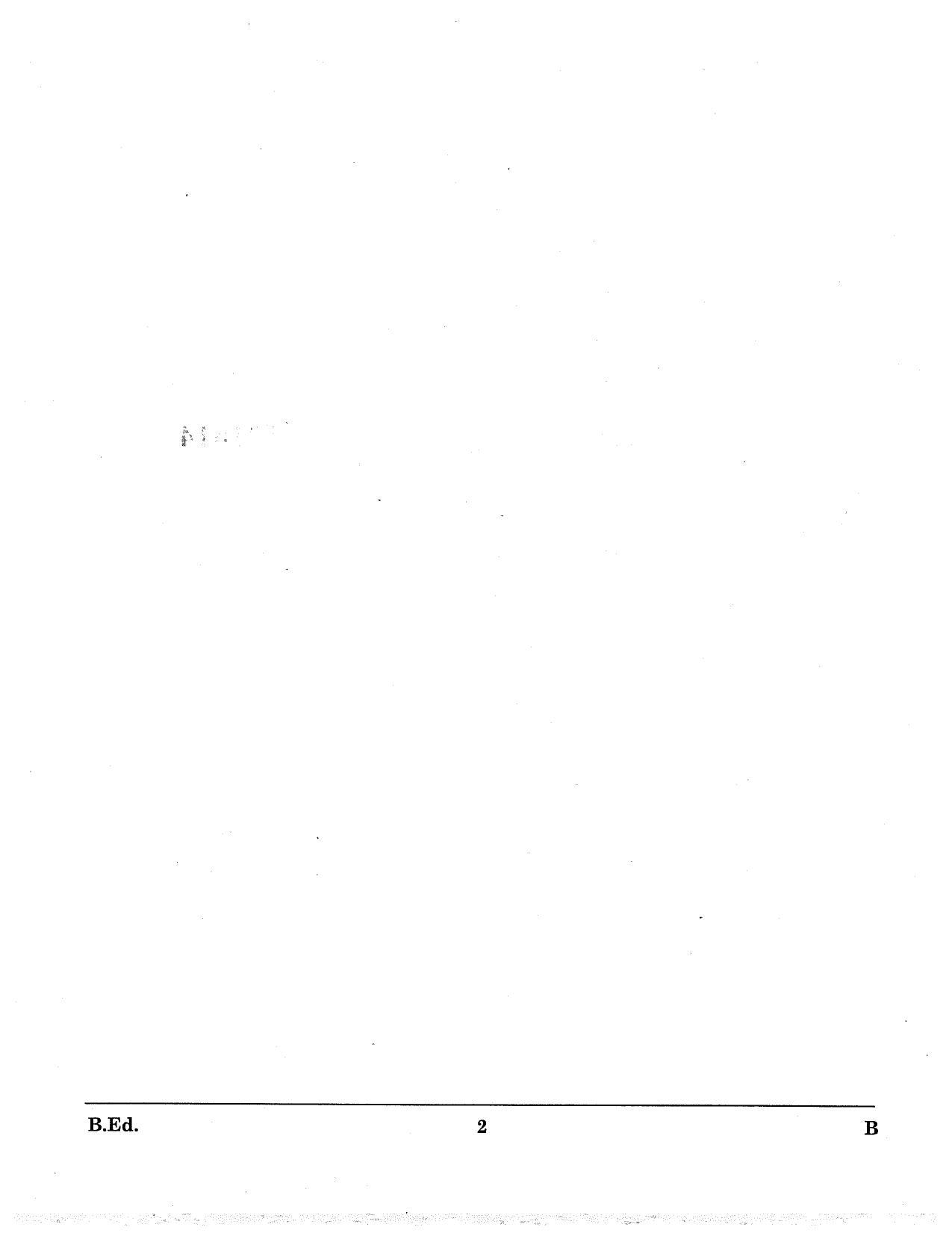 JKBOPEE B.Ed 2012 Question Paper - Page 2