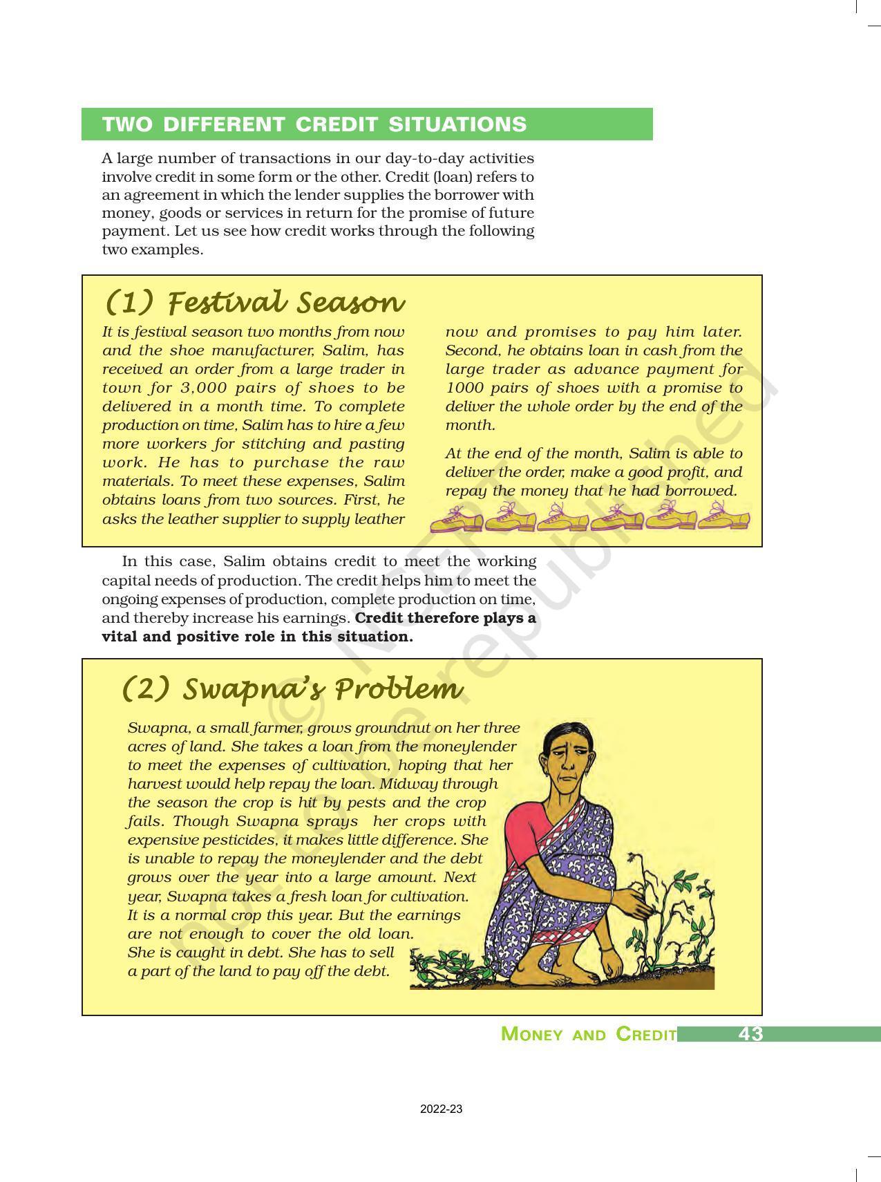 NCERT Book for Class 10 Economics Chapter 3 Money and Credit - Page 6
