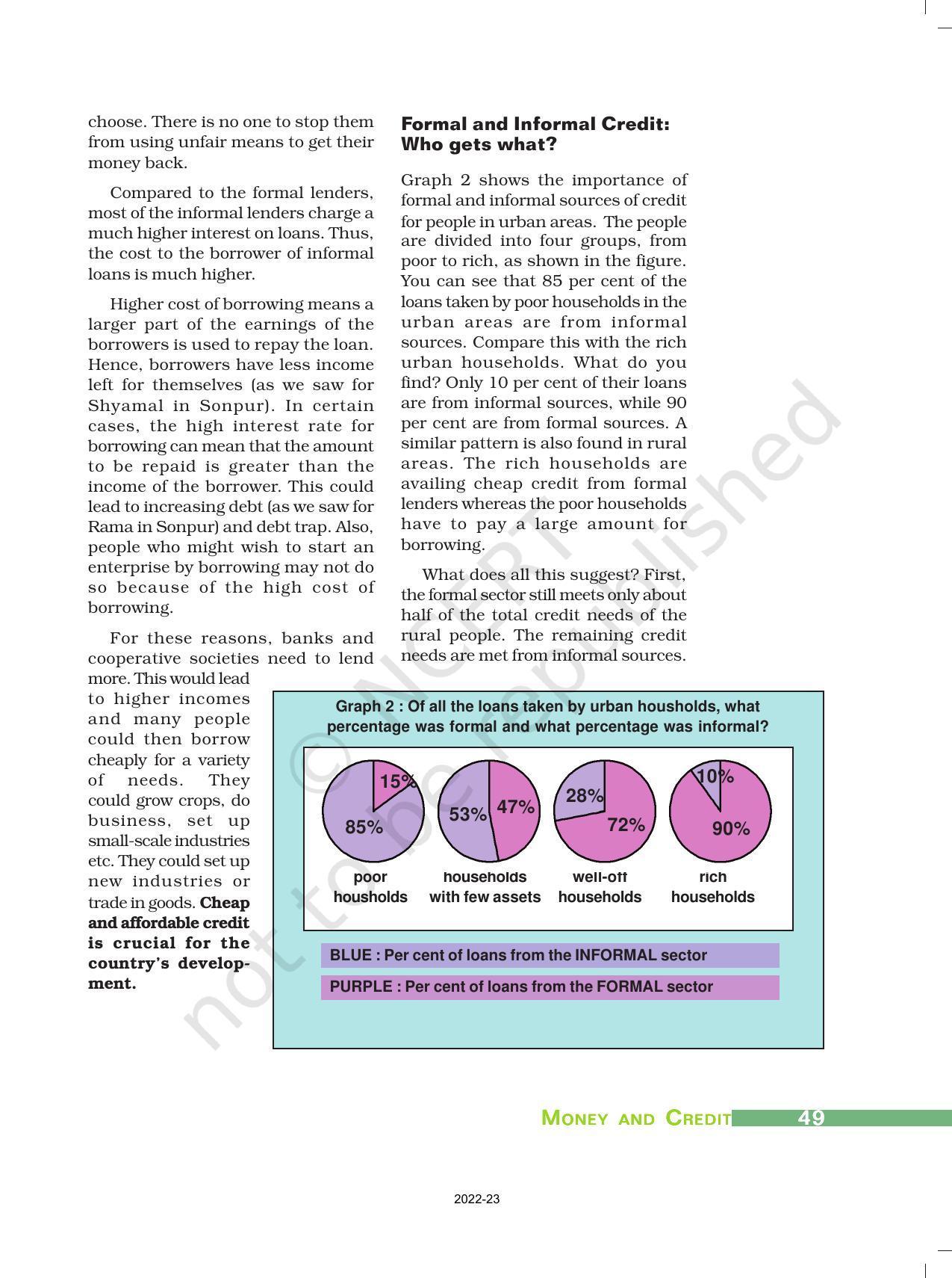 NCERT Book for Class 10 Economics Chapter 3 Money and Credit - Page 12