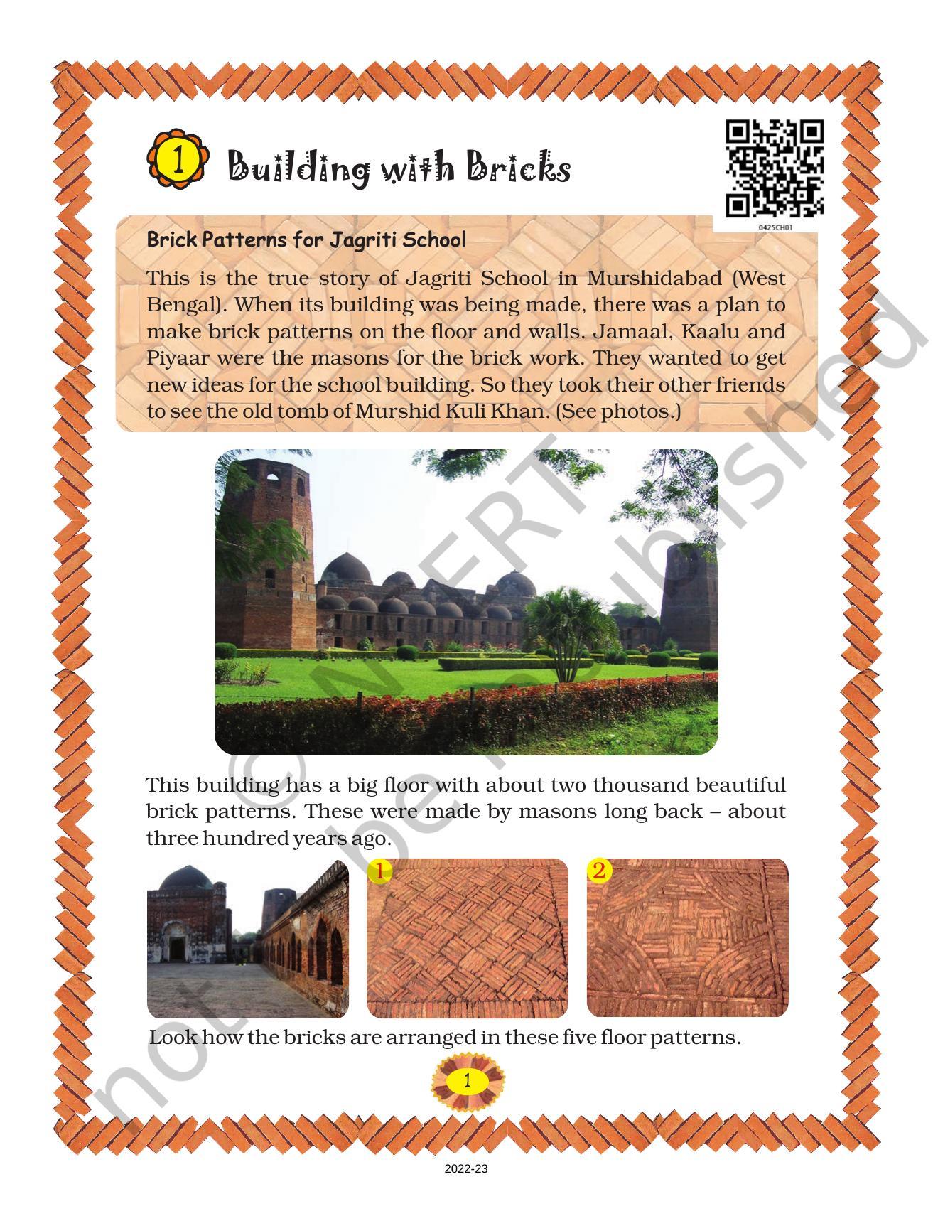 NCERT Book for Class 4 Maths Chapter 1 Building with Bricks - Page 1
