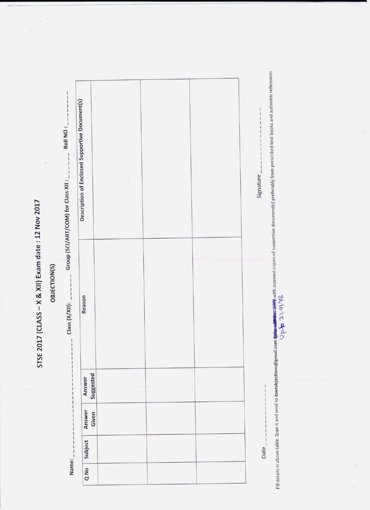 Rajasthan STSE 2017 Class 10 Answer Key - Page 4
