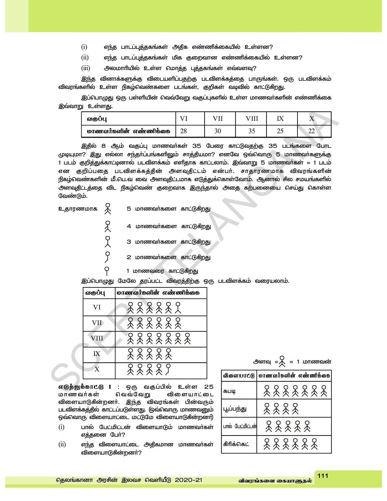 TS SCERT Class 6 Maths  (Tamil Medium) Text Book - Page 119
