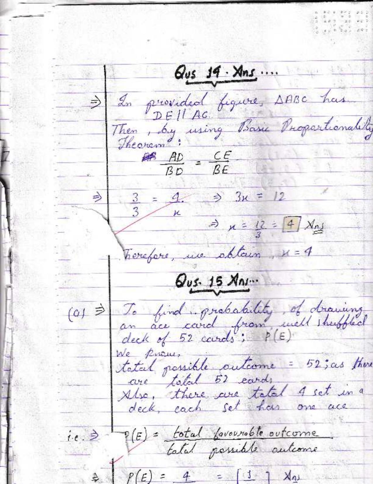 UBSE Class 10 Maths 2022 Toppers Answer Sheet - Page 7