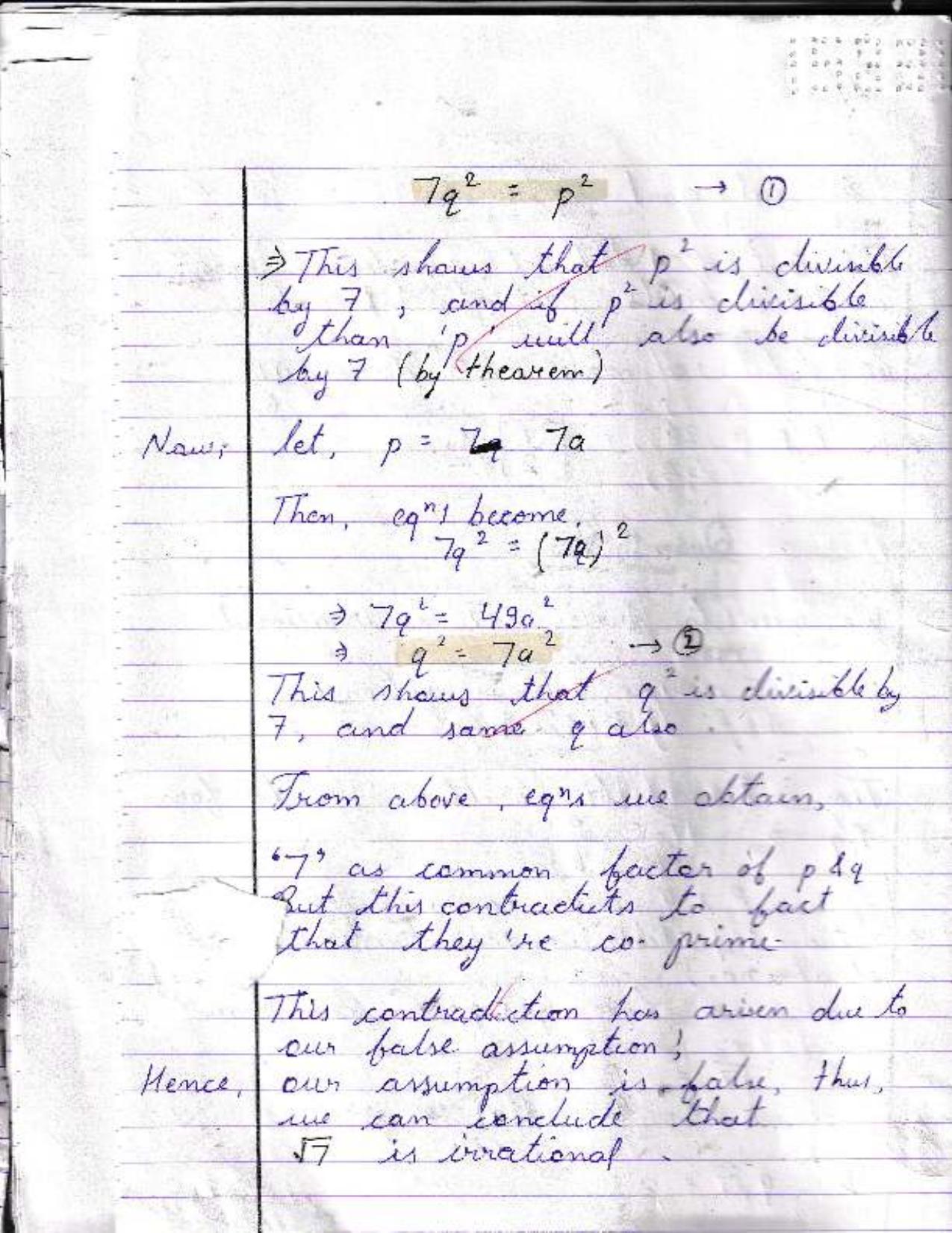 UBSE Class 10 Maths 2022 Toppers Answer Sheet - Page 9