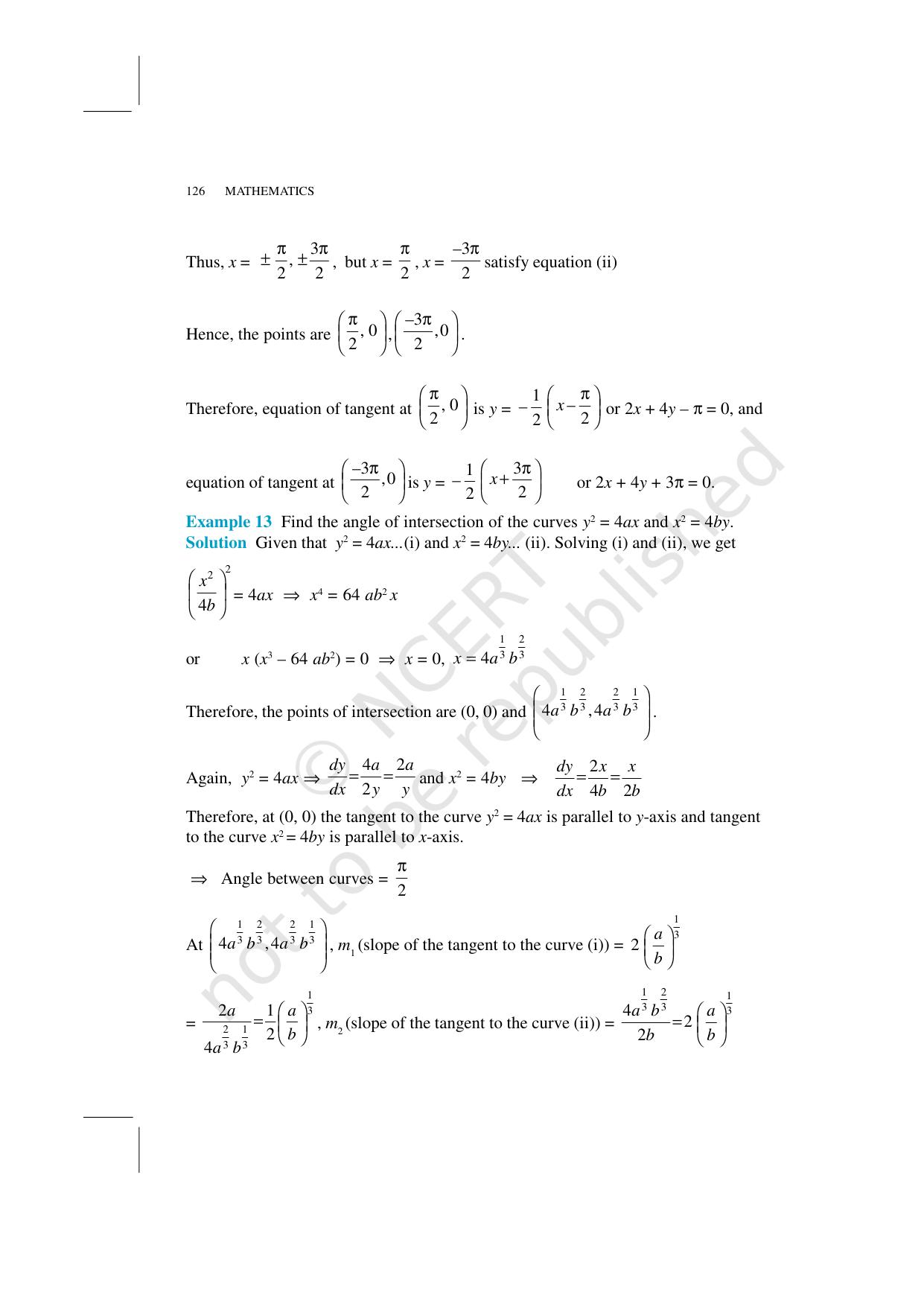 NCERT Exemplar Class 12: Mathematics Unit 6 (Application Of Derivatives) - Page 10