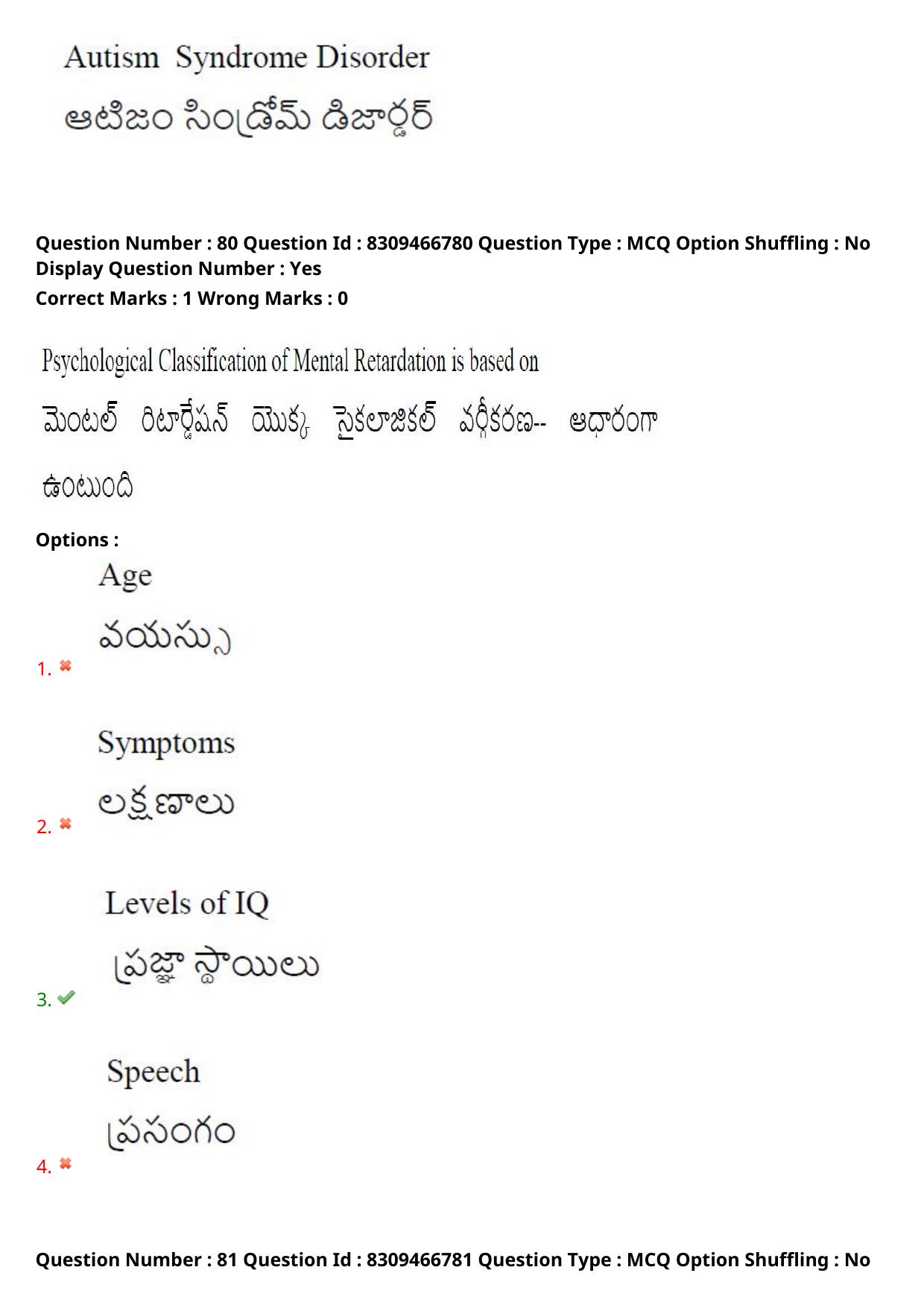 APPGCET 2024 Education Paper with Answer Key - Page 61