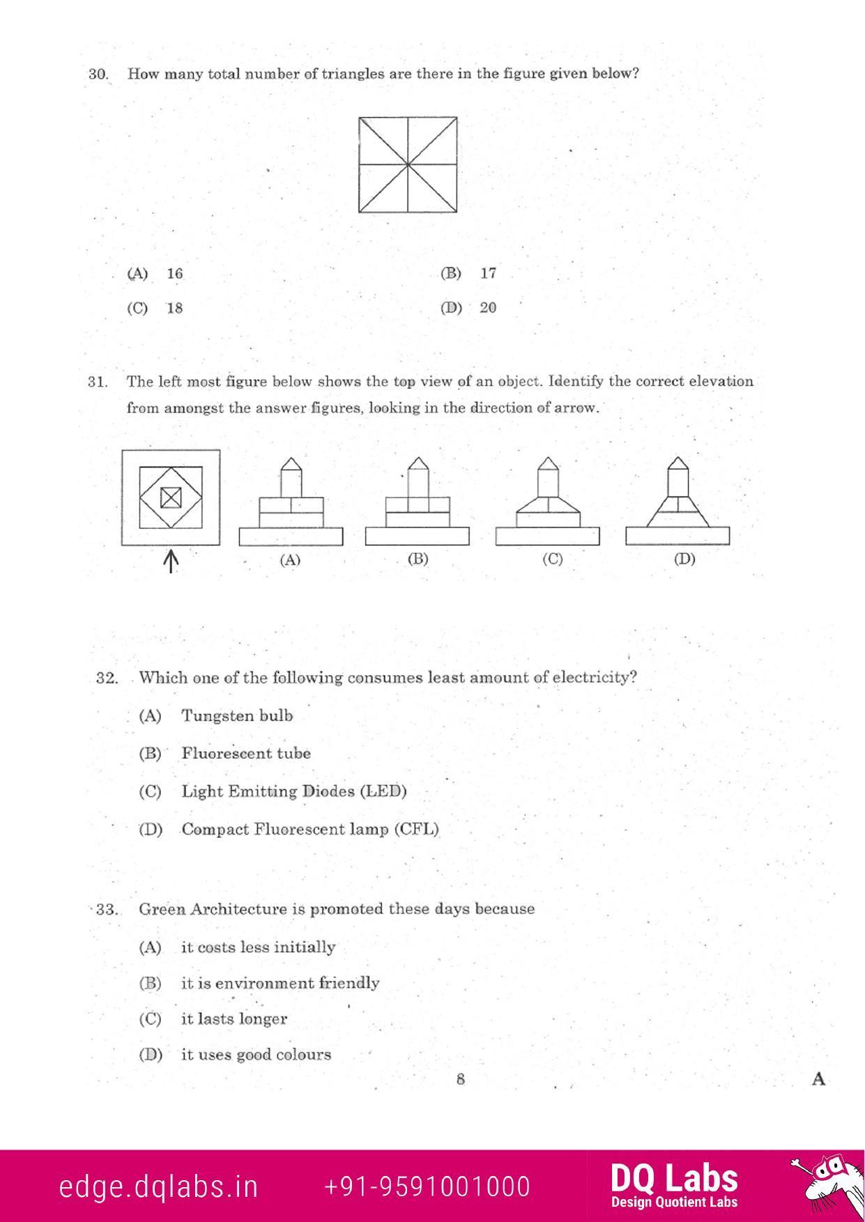 NATA 2017 Question Paper - Page 6