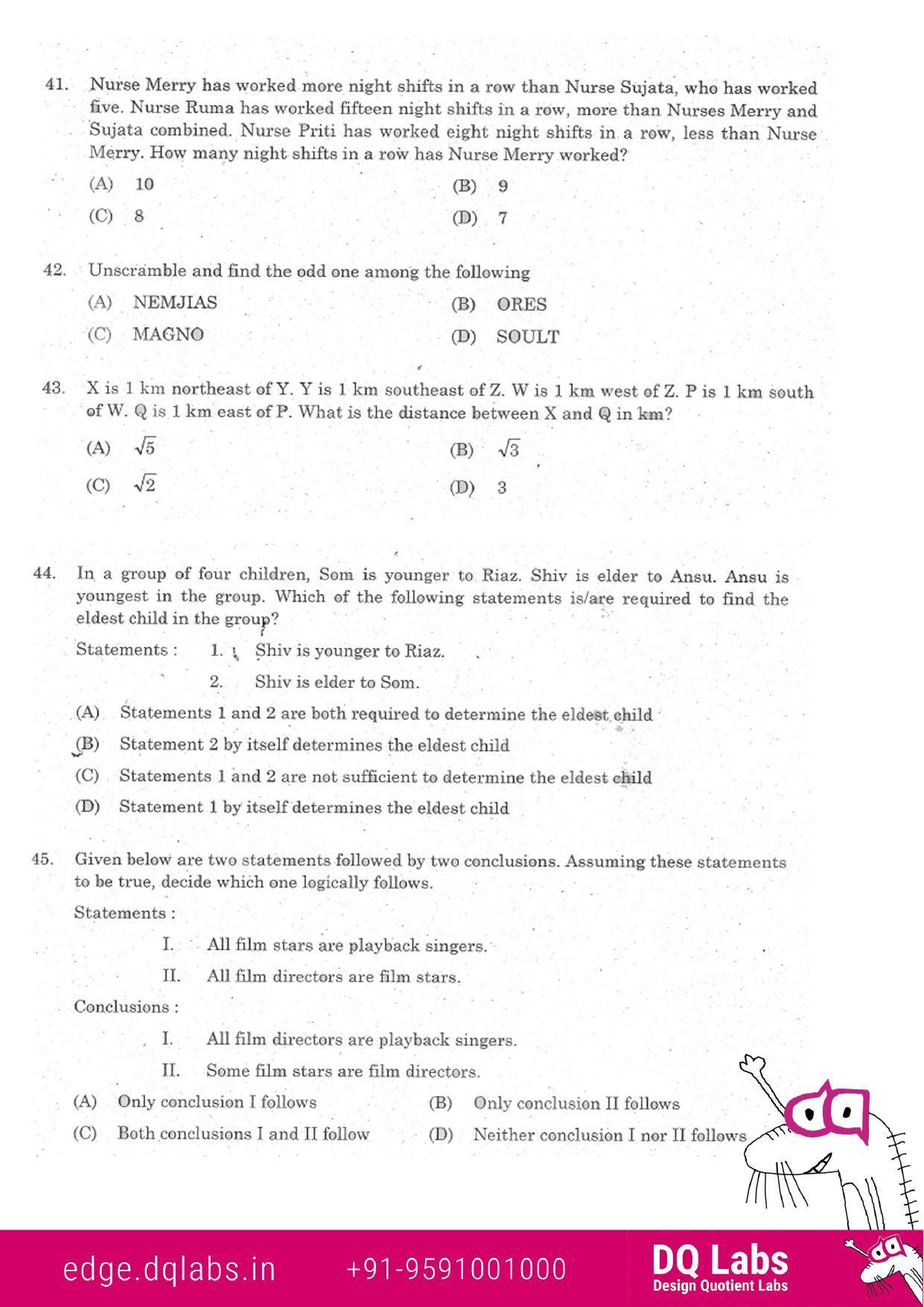 NATA 2017 Question Paper - Page 8