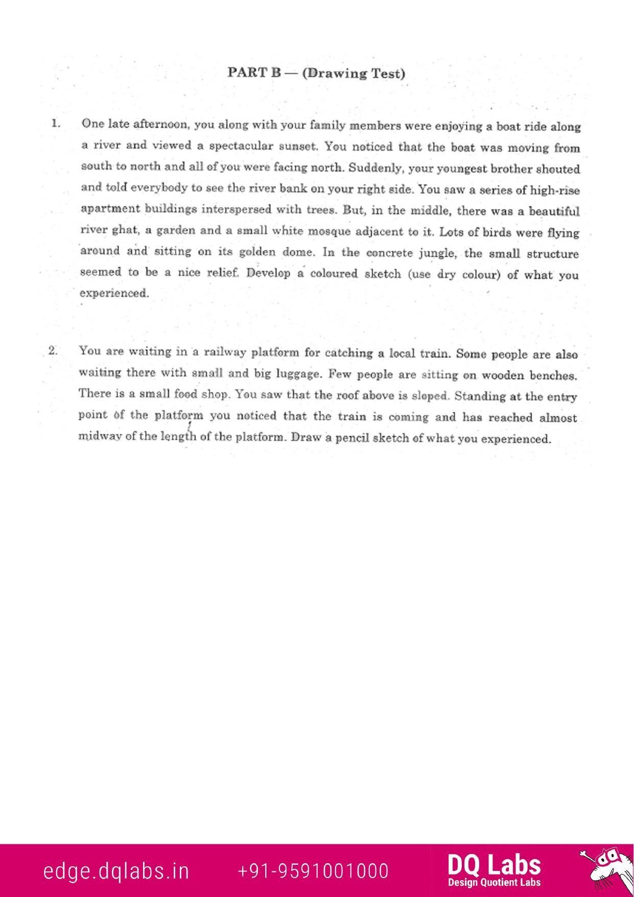 NATA 2017 Question Paper - Page 12