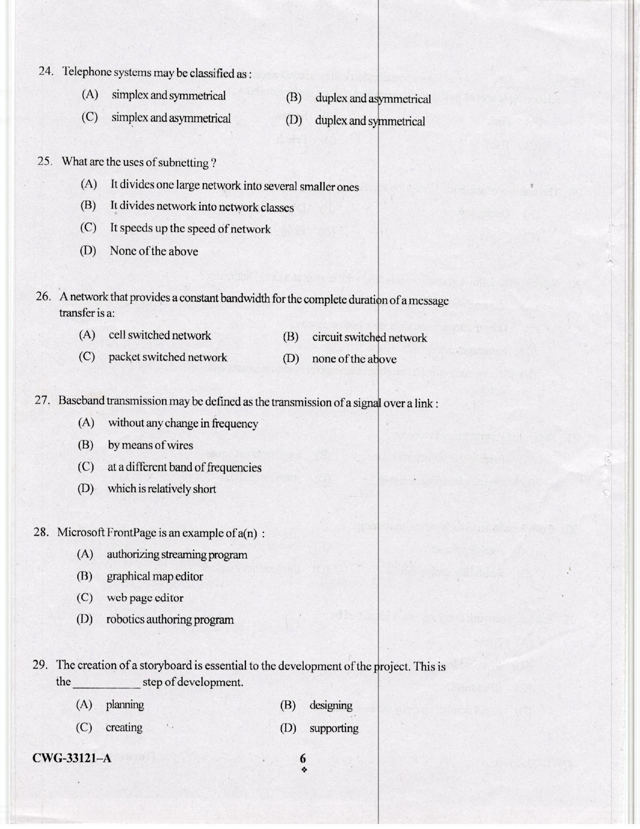 KUET 2023 M.Sc. IT Question Paper - Page 66