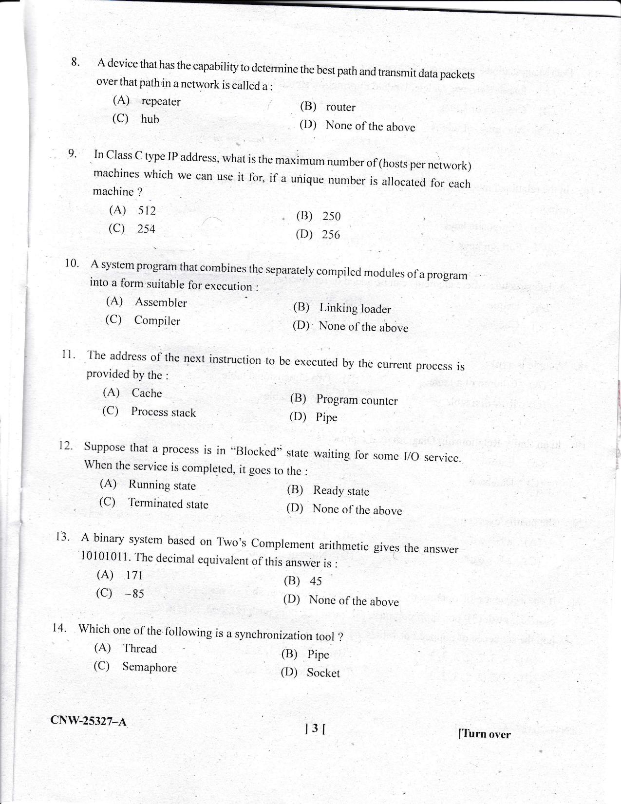 KUET 2023 M.Sc. IT Question Paper - Page 74