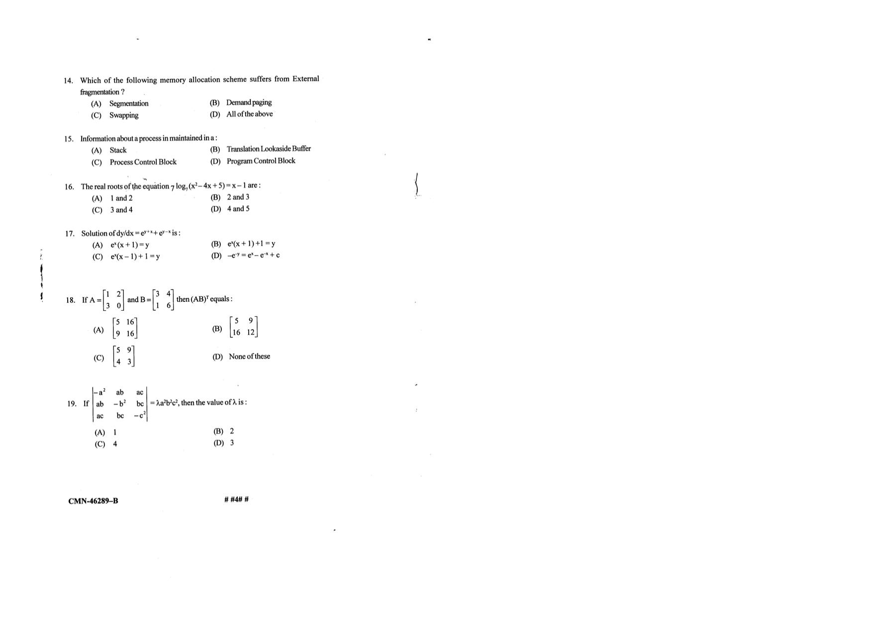 KUET 2023 M.Sc. IT Question Paper - Page 91