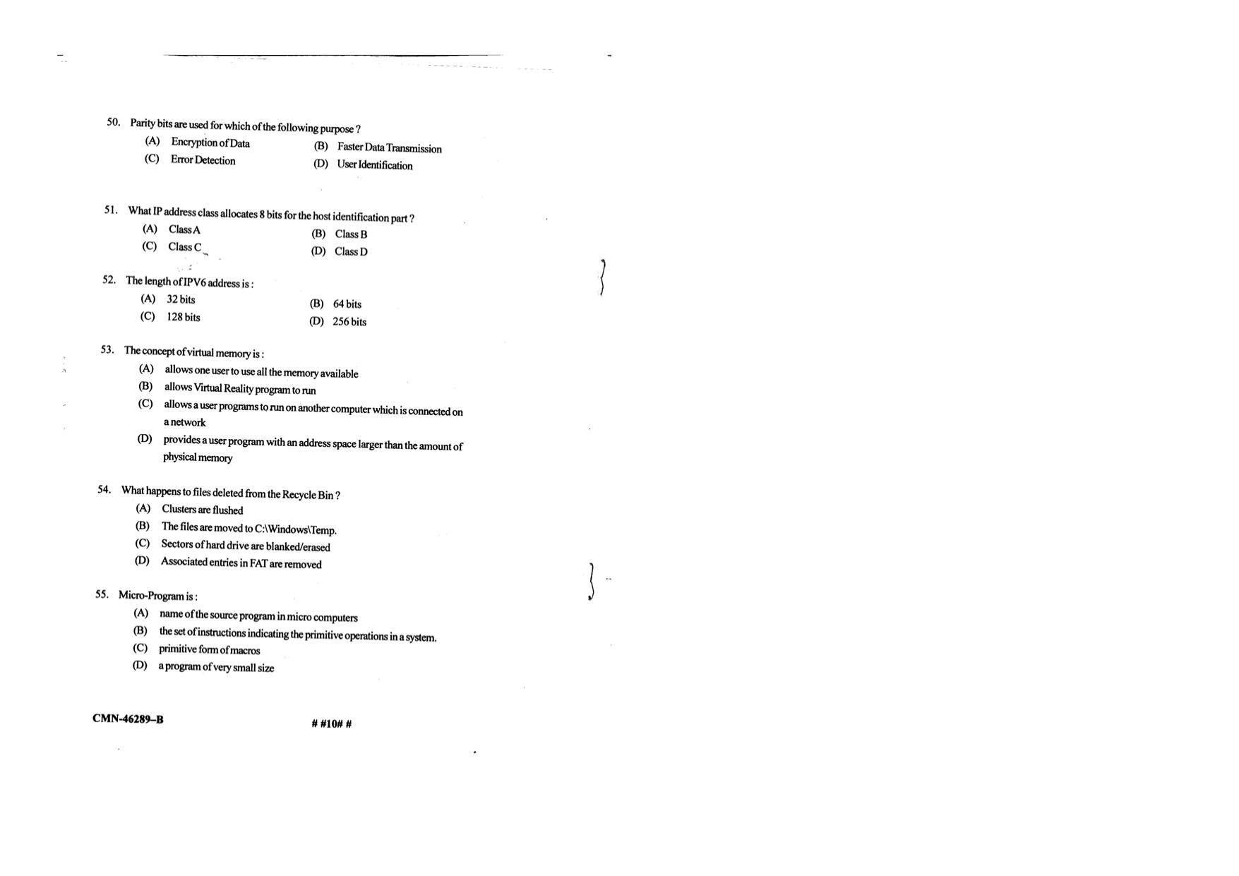 KUET 2023 M.Sc. IT Question Paper - Page 97