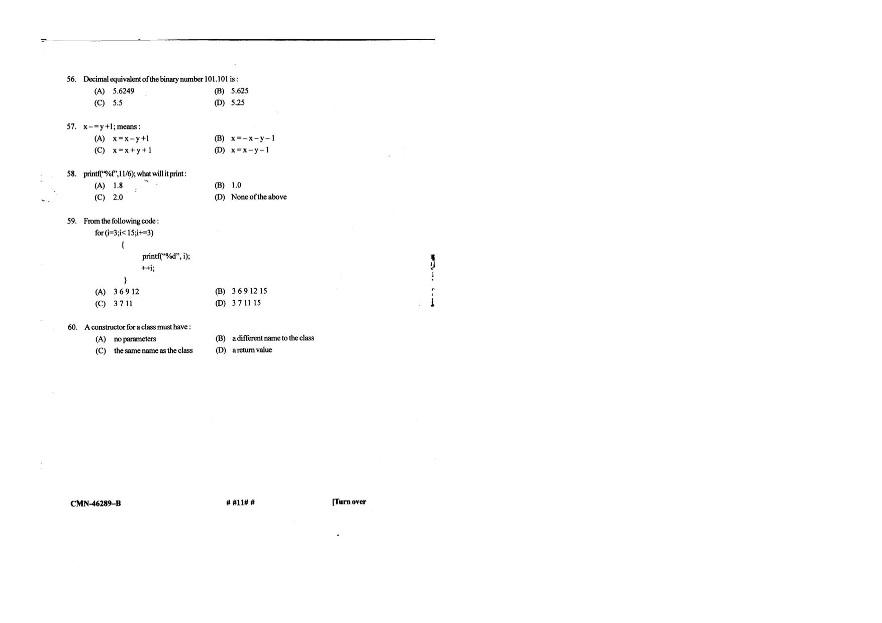 KUET 2023 M.Sc. IT Question Paper - Page 98