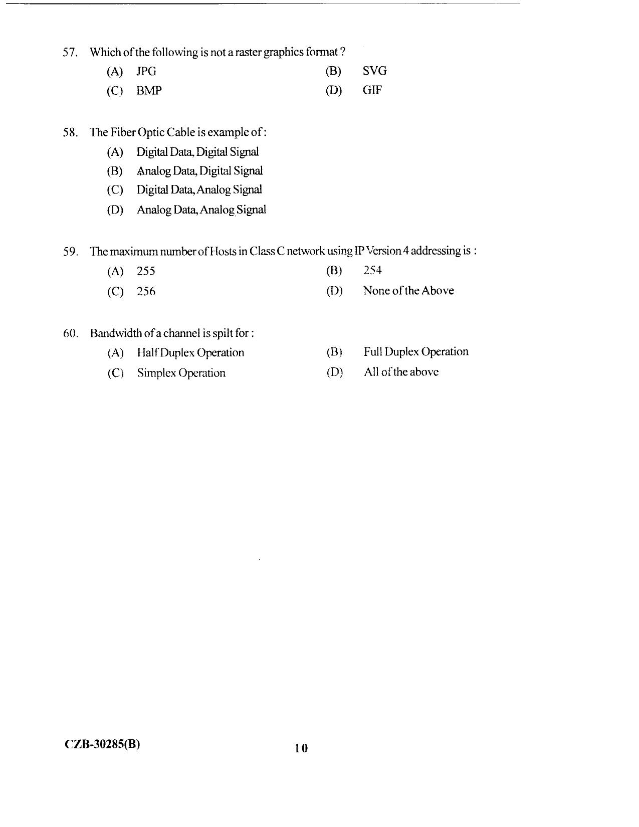 KUET 2023 M.Sc. IT Question Paper - Page 107