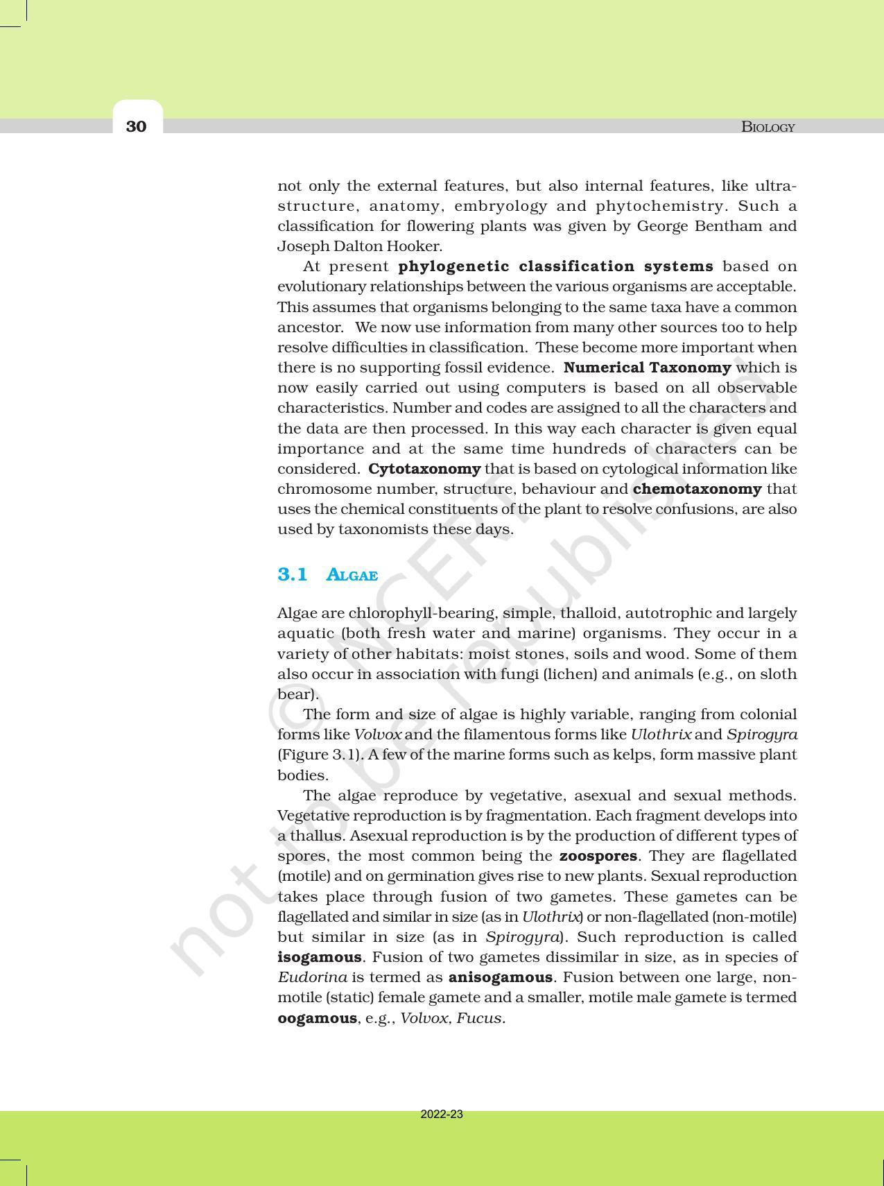 NCERT Book for Class 11 Biology Chapter 3 Plant Kingdom - Page 2