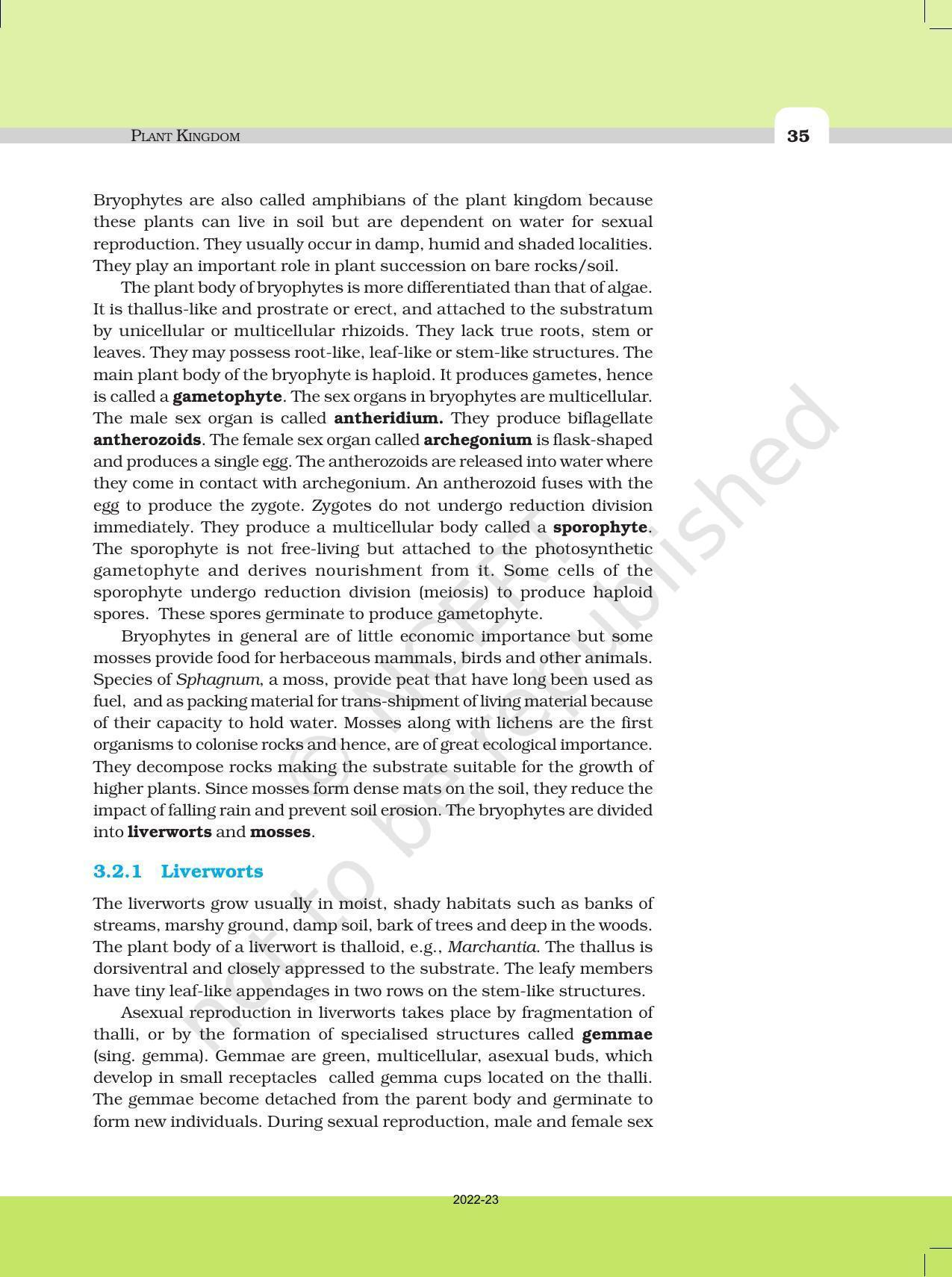 NCERT Book for Class 11 Biology Chapter 3 Plant Kingdom - Page 7