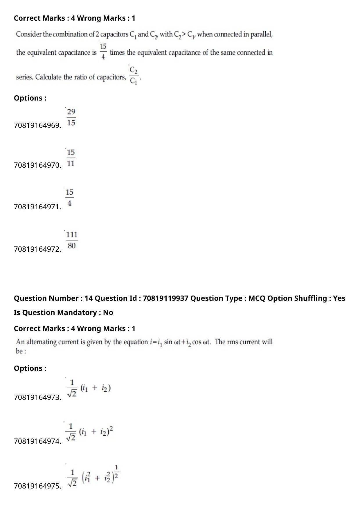 JEE Mains 2021: BTech English (Shift 1) 26-02-2021 Question Paper - Page 10
