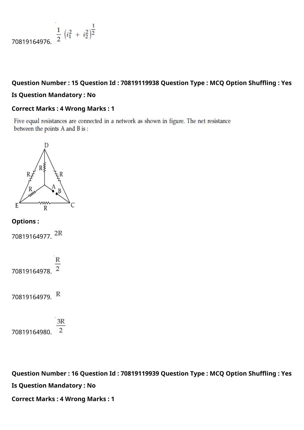 JEE Mains 2021: BTech English (Shift 1) 26-02-2021 Question Paper - Page 11