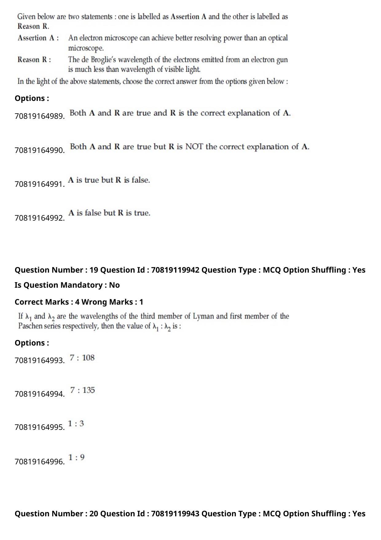 JEE Mains 2021: BTech English (Shift 1) 26-02-2021 Question Paper - Page 13