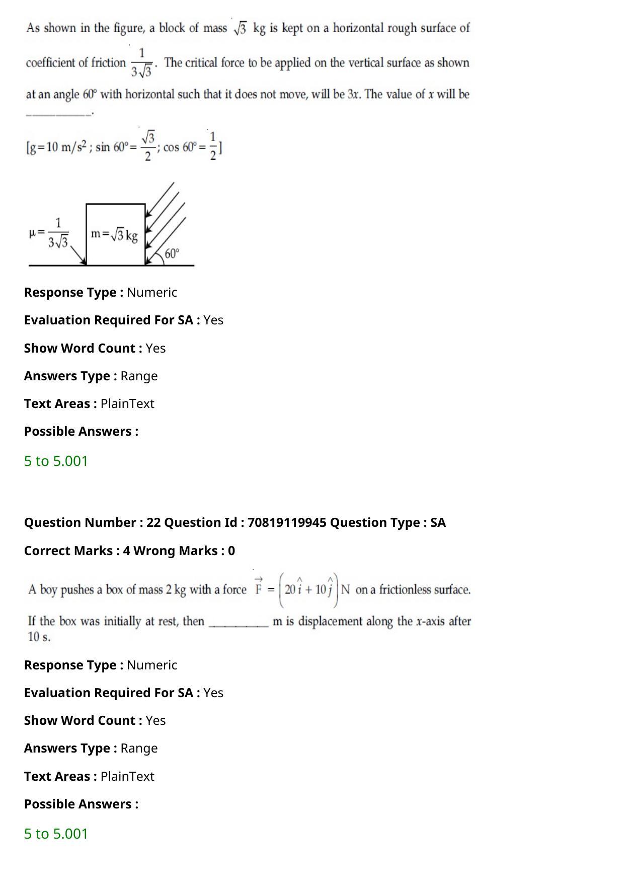 JEE Mains 2021: BTech English (Shift 1) 26-02-2021 Question Paper - Page 15