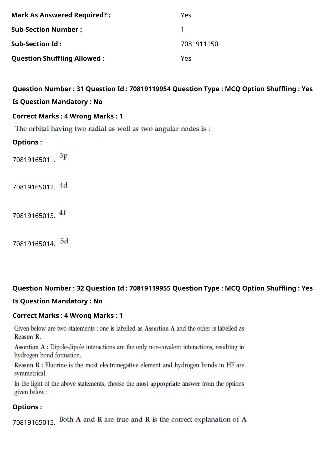 JEE Mains 2021: BTech English (Shift 1) 26-02-2021 Question Paper - Page 20
