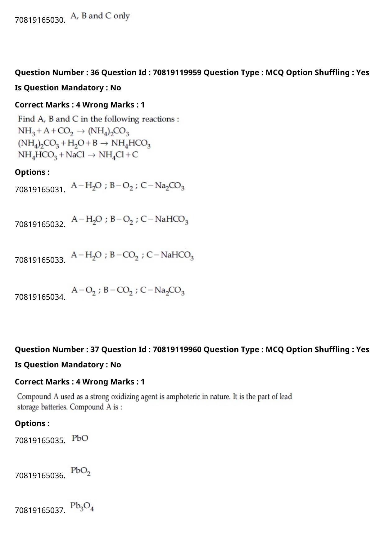 JEE Mains 2021: BTech English (Shift 1) 26-02-2021 Question Paper - Page 23