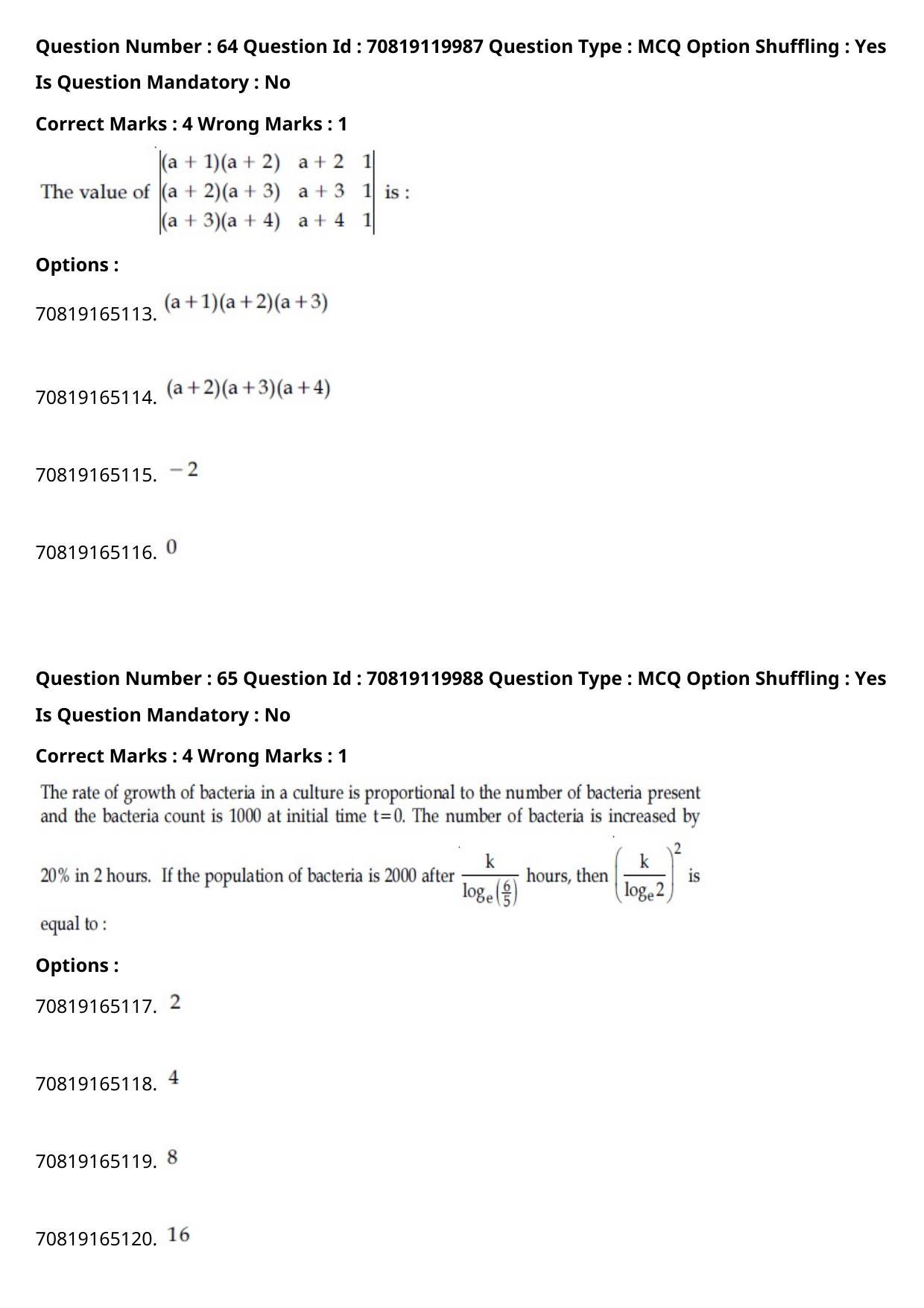 JEE Mains 2021: BTech English (Shift 1) 26-02-2021 Question Paper - Page 39