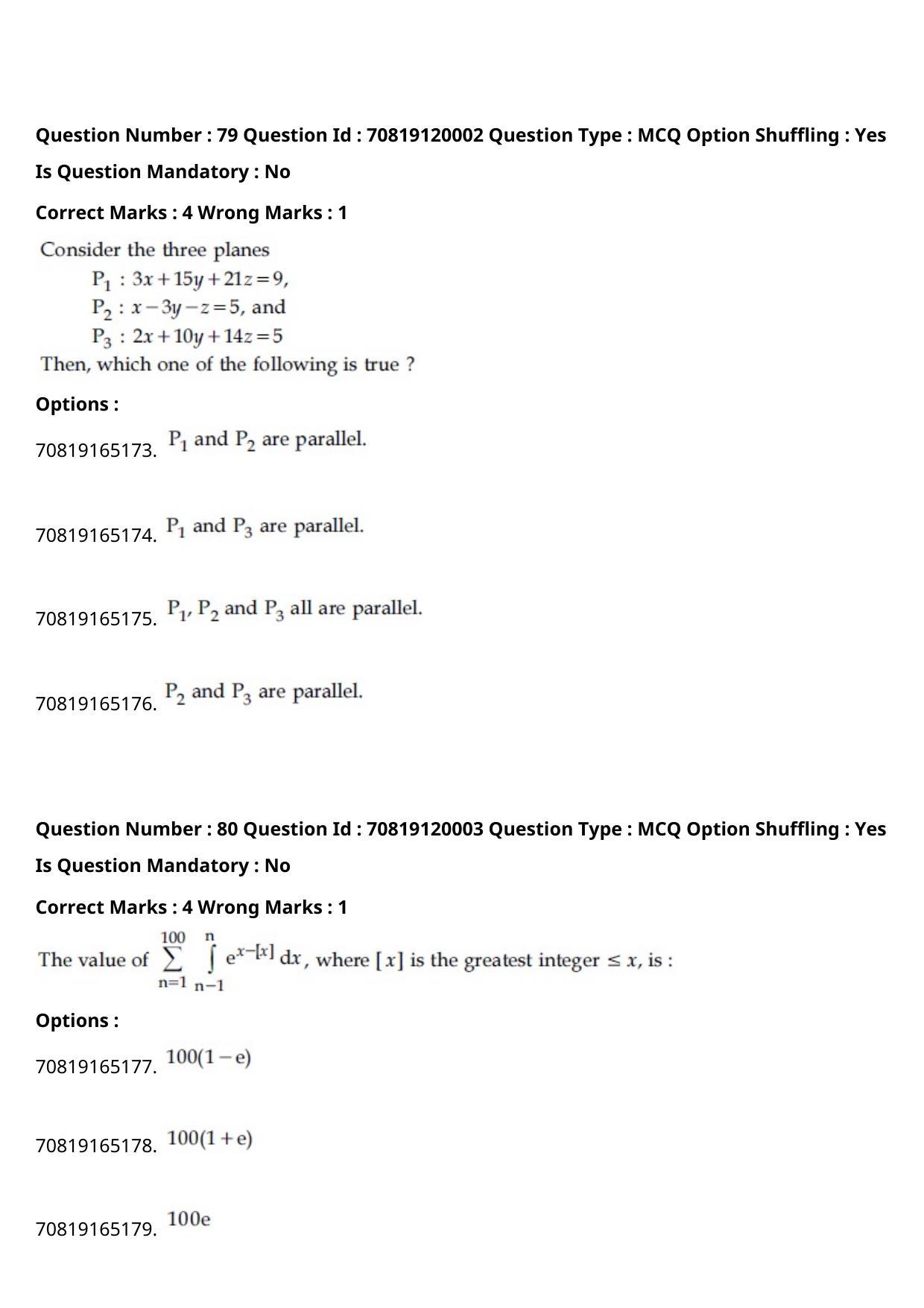 JEE Mains 2021: BTech English (Shift 1) 26-02-2021 Question Paper - Page 47