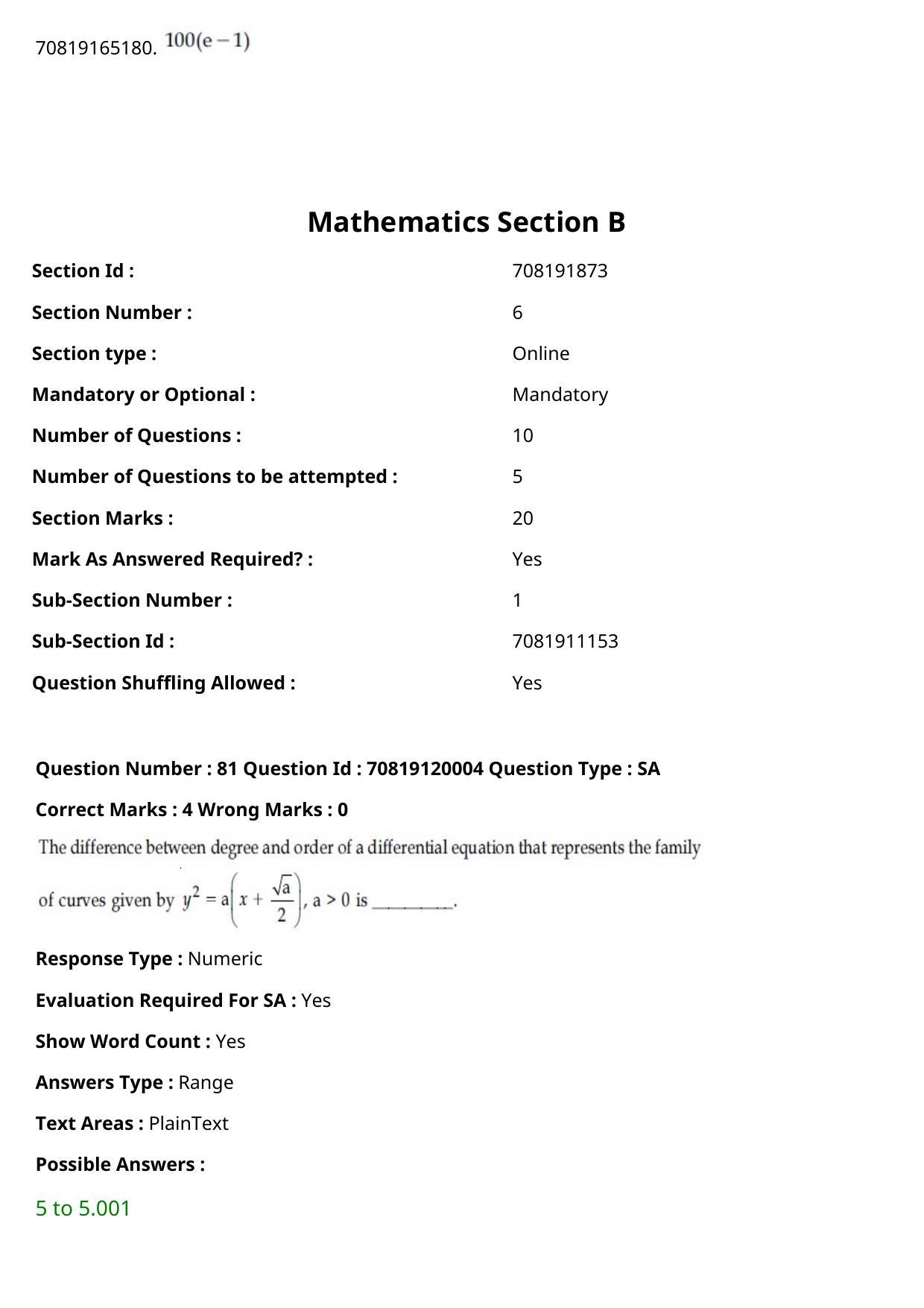 JEE Mains 2021: BTech English (Shift 1) 26-02-2021 Question Paper - Page 48