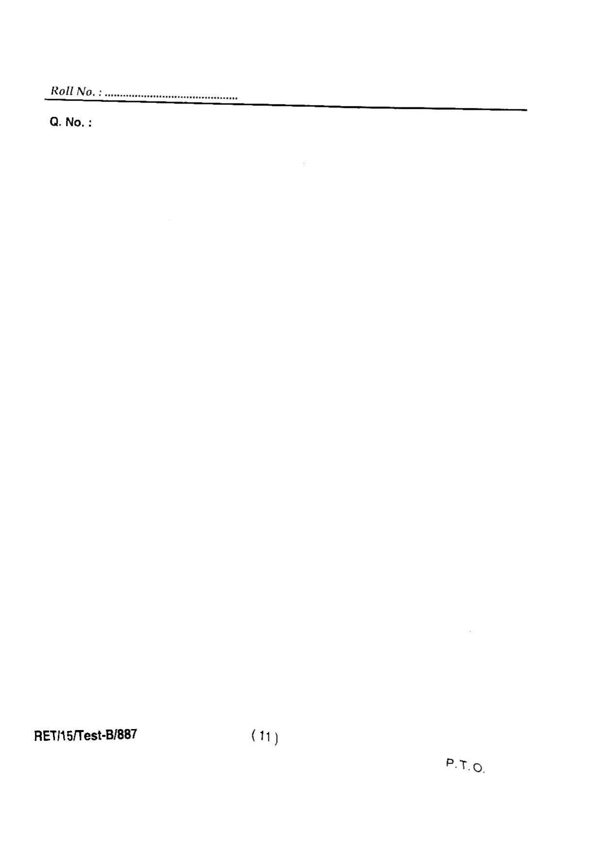 BHU RET BIOCHEMISTRY 2015 Question Paper - Page 13