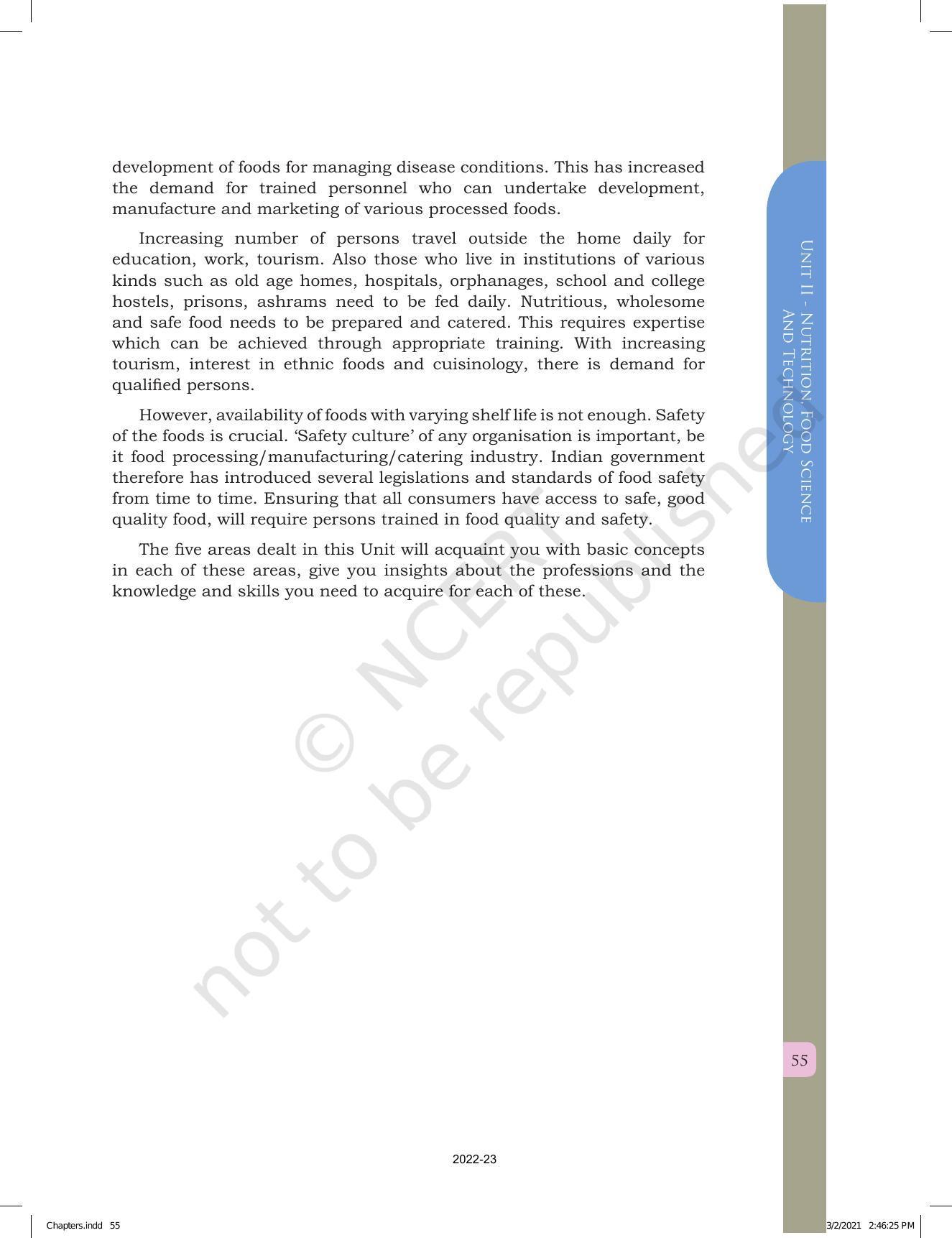 NCERT Book for Class 12 Home Science (Part -I) Chapter 2 Clinical Nutrition and Dietetics - Page 3