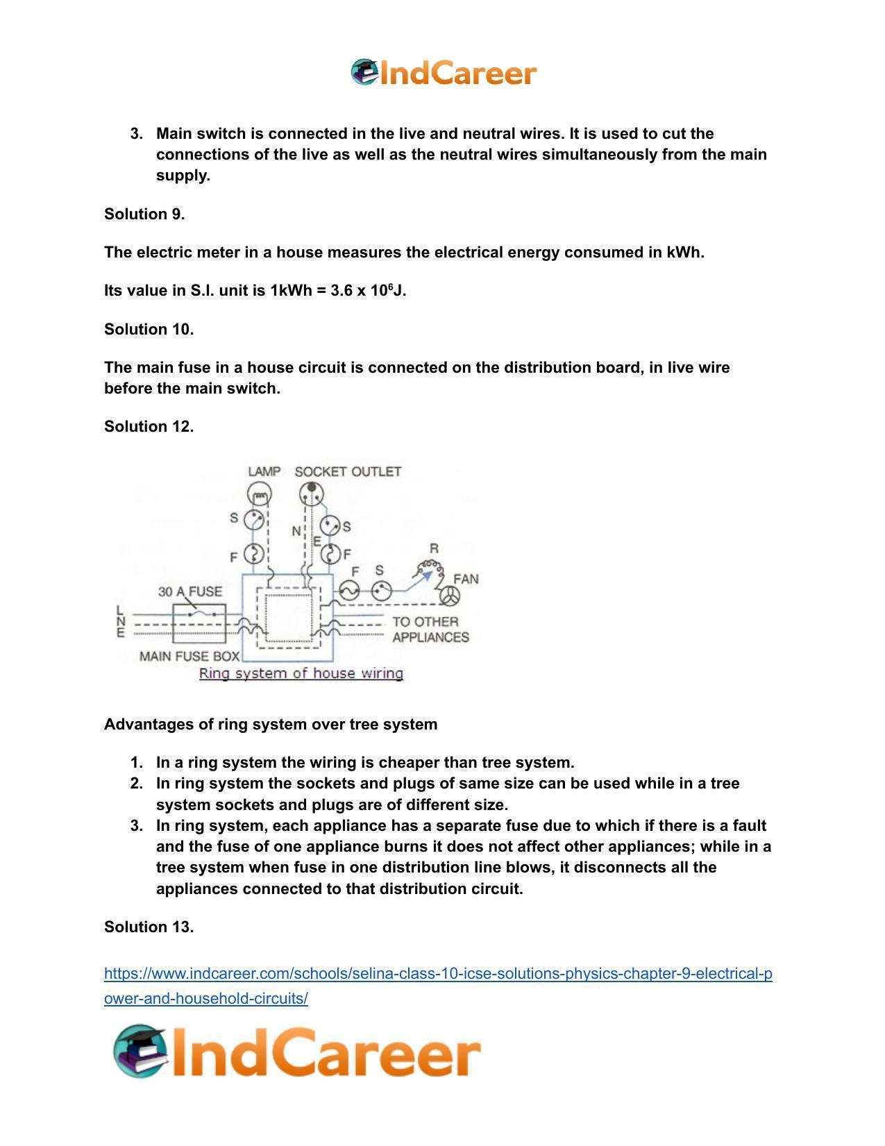 Selina Class 10 ICSE Solutions Physics : Chapter 9- Electrical Power and Household Circuits - Page 4