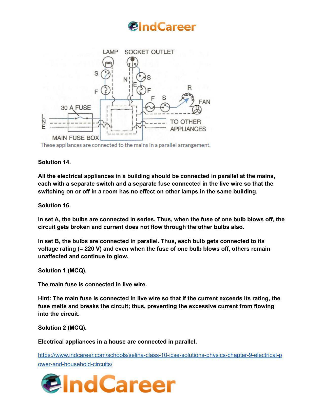 Selina Class 10 ICSE Solutions Physics : Chapter 9- Electrical Power and Household Circuits - Page 5