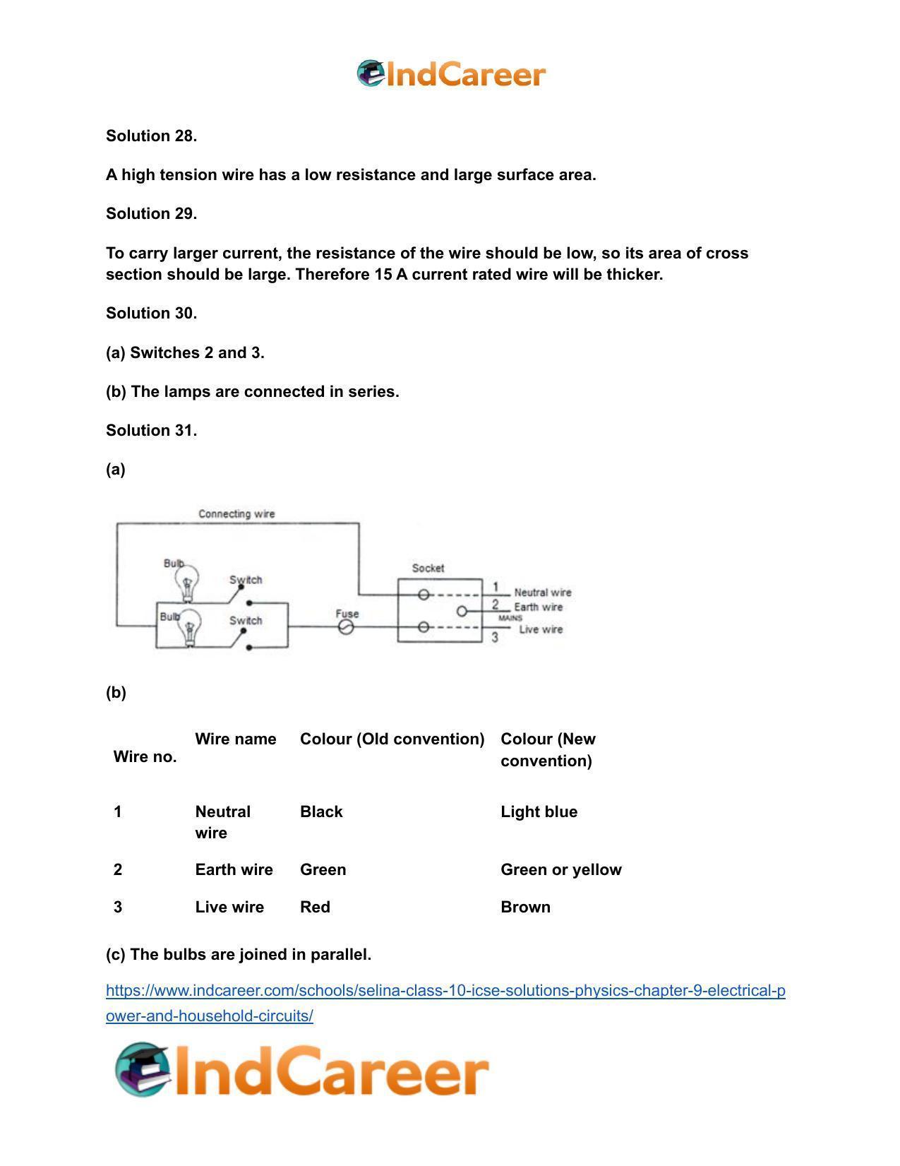 Selina Class 10 ICSE Solutions Physics : Chapter 9- Electrical Power and Household Circuits - Page 14