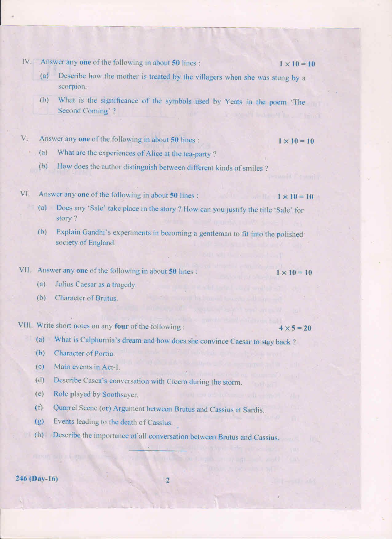 AP Inter 2nd Year English ML-II March-2019-General Question Paper - Page 2