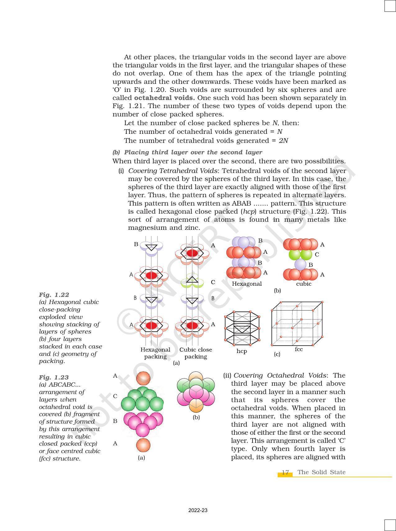 NCERT Book for Class 12 Chemistry Chapter 1 The Solid State - Page 17