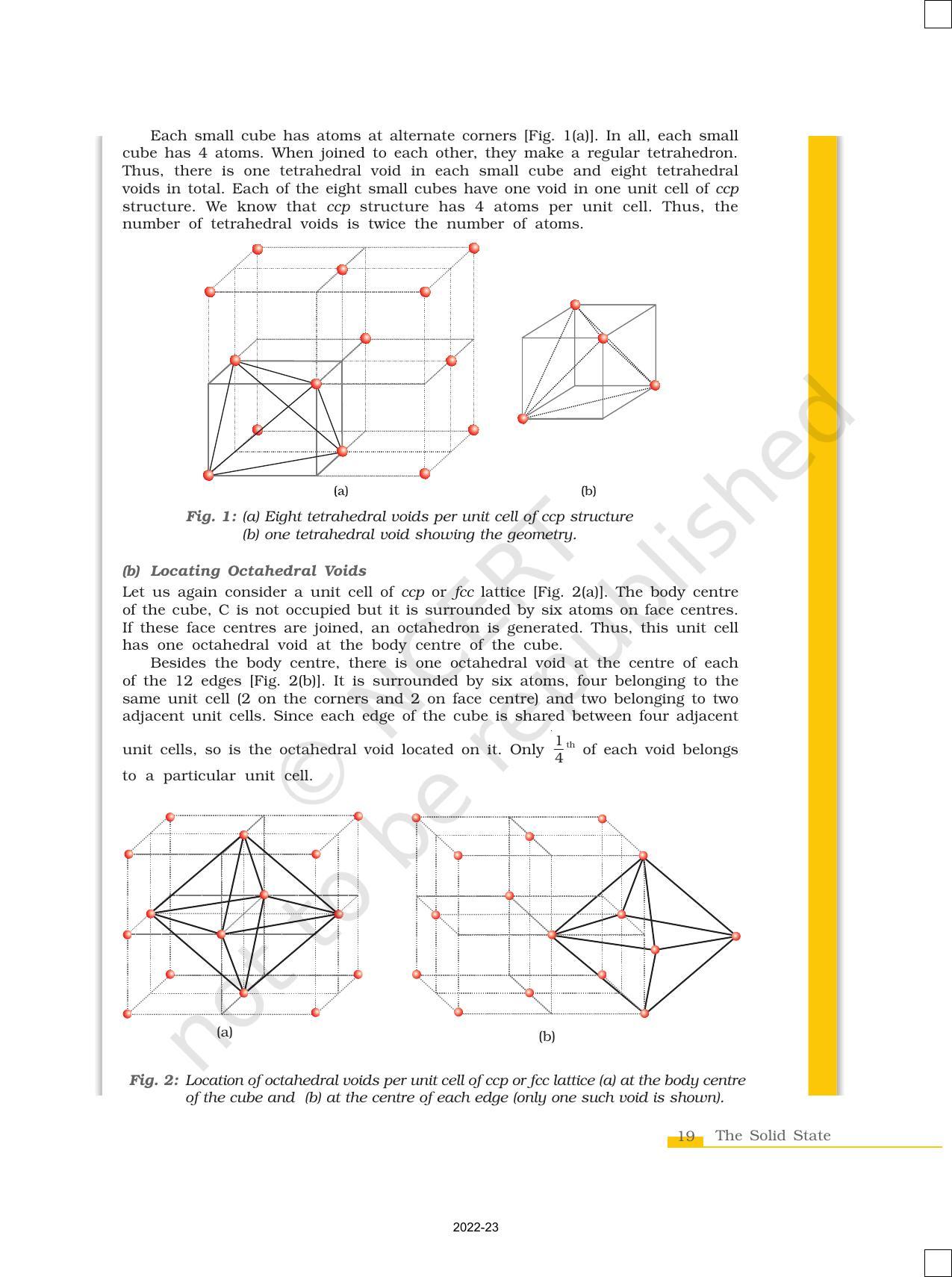 NCERT Book for Class 12 Chemistry Chapter 1 The Solid State - Page 19
