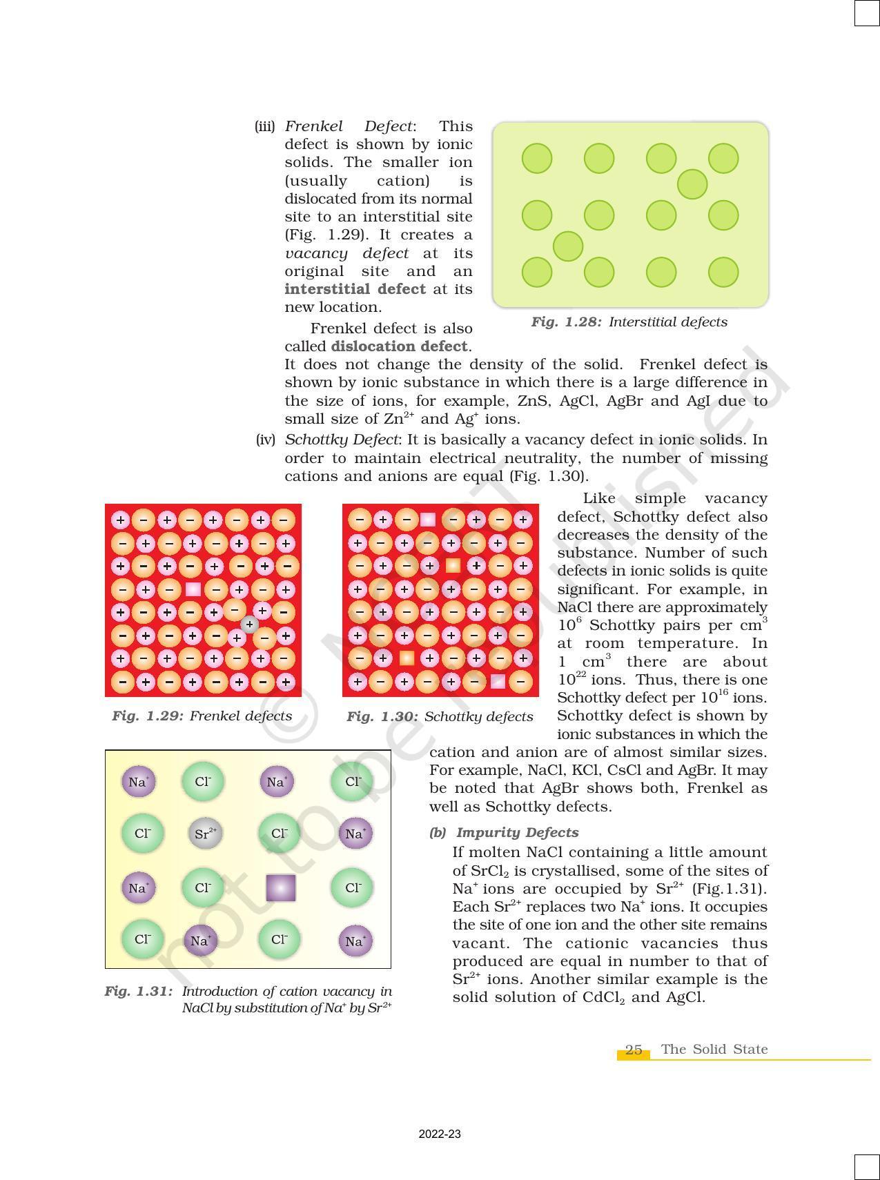 NCERT Book for Class 12 Chemistry Chapter 1 The Solid State - Page 25